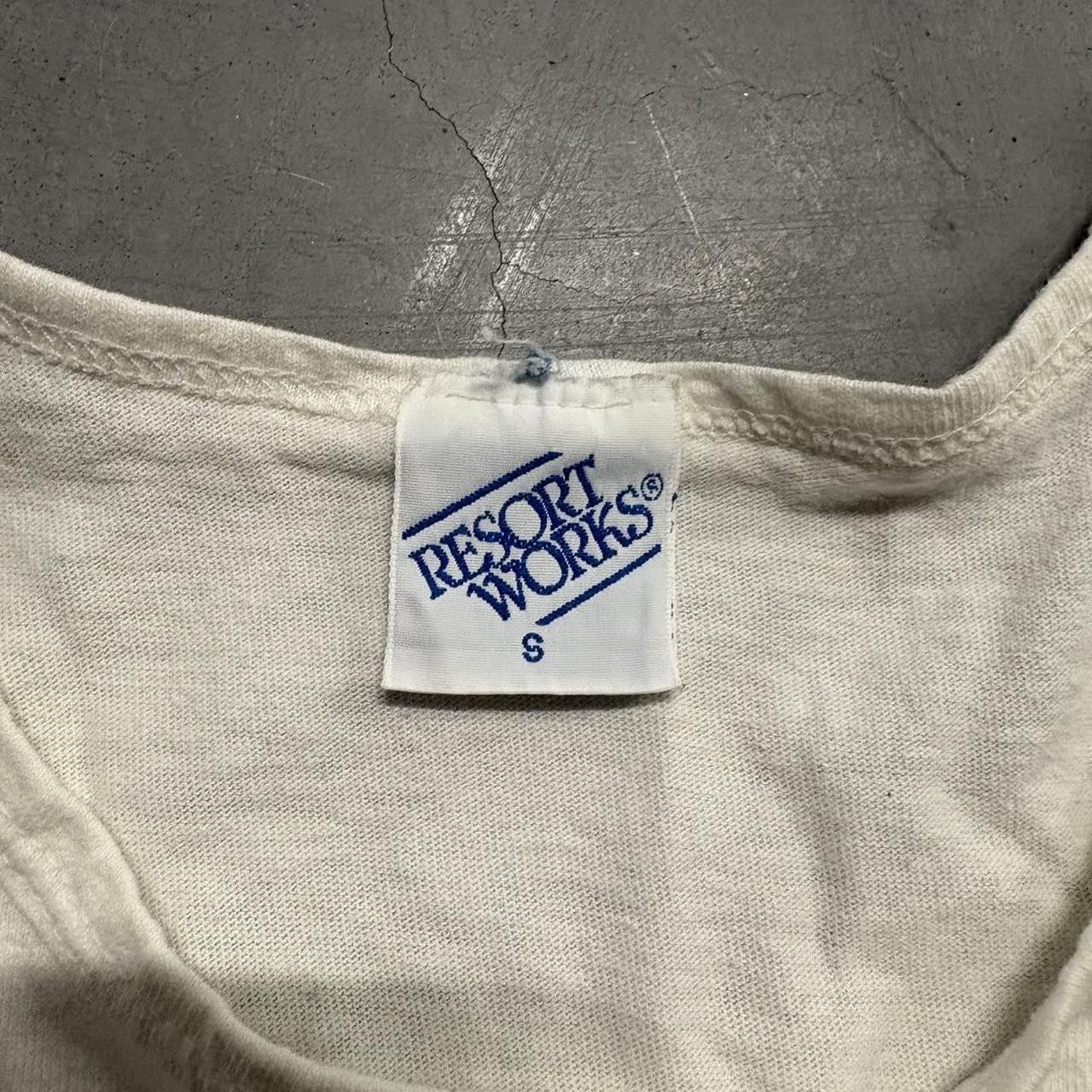 Vintage Crazy Vintage Y2K/2000s 1986 Resort Works Miami Beach Tank Top Beachwear! Size US S / EU 44-46 / 1 - 5 Thumbnail