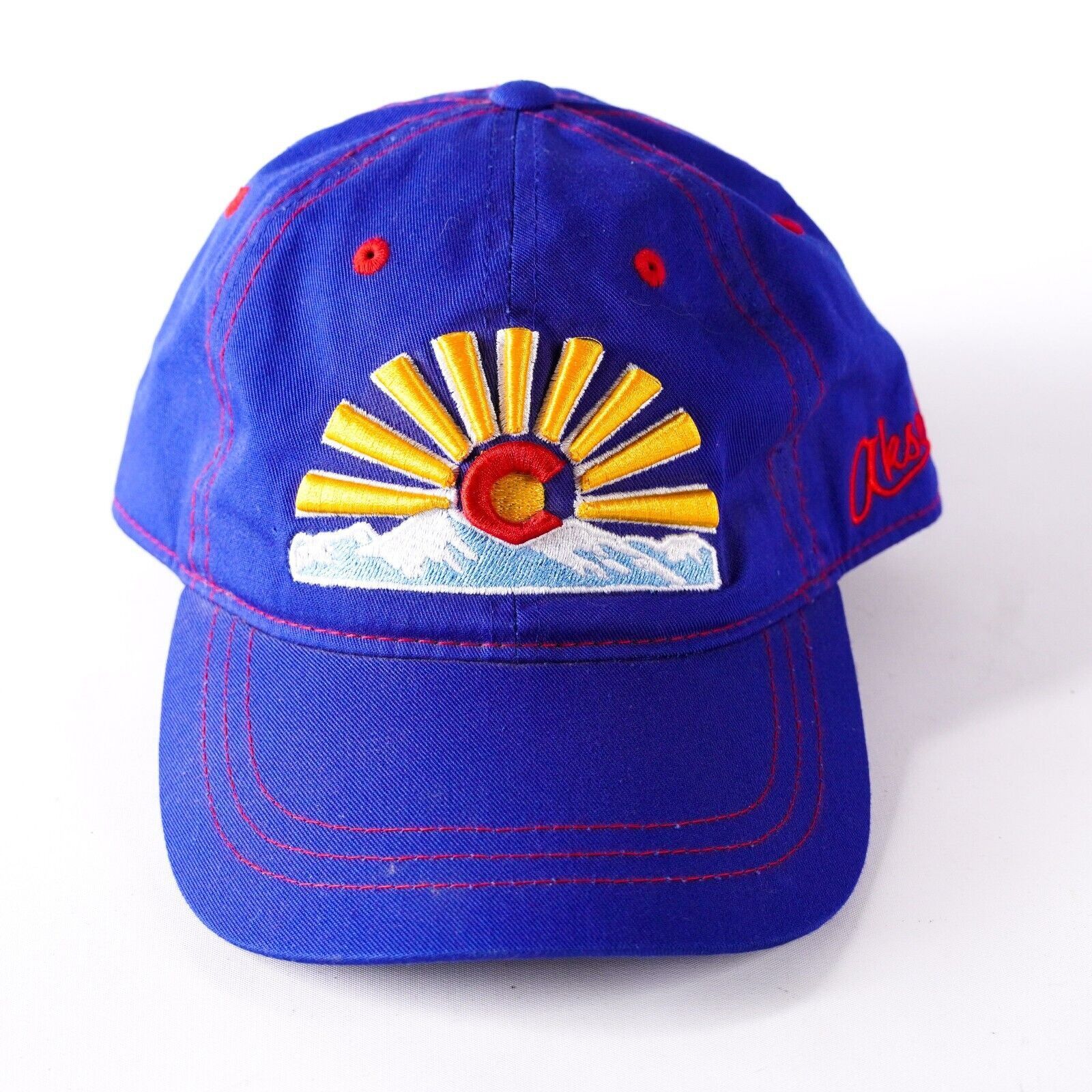 Other Colorado Flag Sunrise Mountain Baseball Hat Visor Cap Blue Size ONE SIZE - 1 Thumbnail