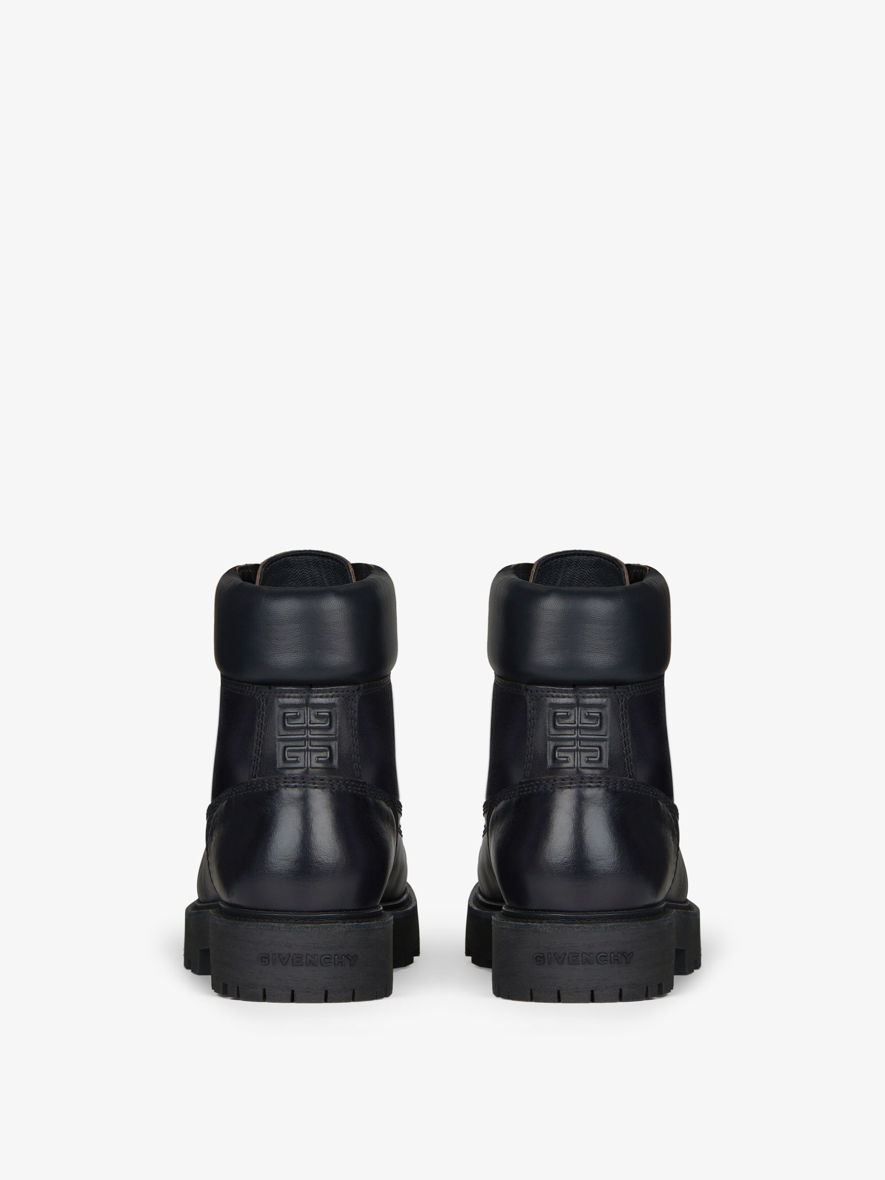 Givenchy o1w1db10925 Storm Lace-Up Boots in Black Size US 11 / EU 44 - 5 Thumbnail