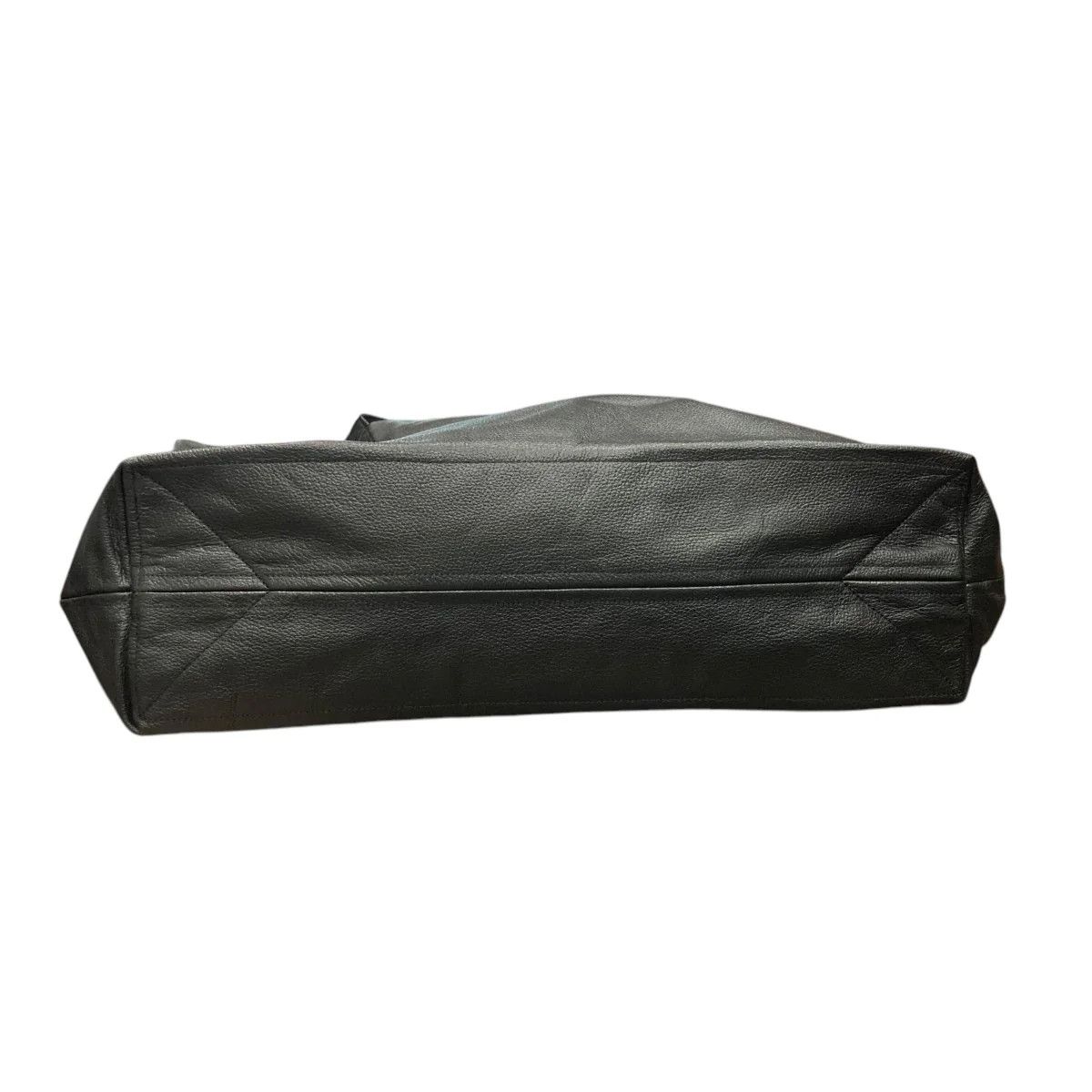 Yohji Yamamoto Yohji Yamamoto pour homme SIGNATURE LOGO LEATHER TOTE BAG Size ONE SIZE - 3 Thumbnail