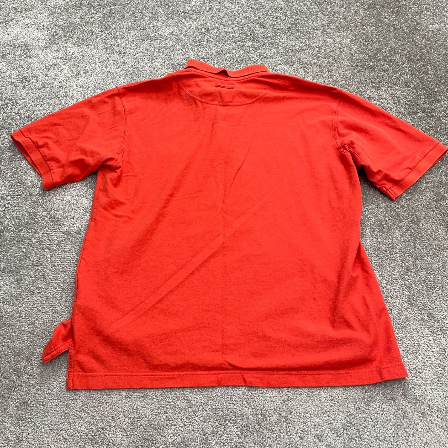 Vintage Columbia Polo Shirt Mens Large Orange Short Sleeve 100% Cotton Fishing Camping Shirt Regular Fit Collared Logo Breathable Easy Care Vintage No Size US L / EU 52-54 / 3 - 2 Thumbnail