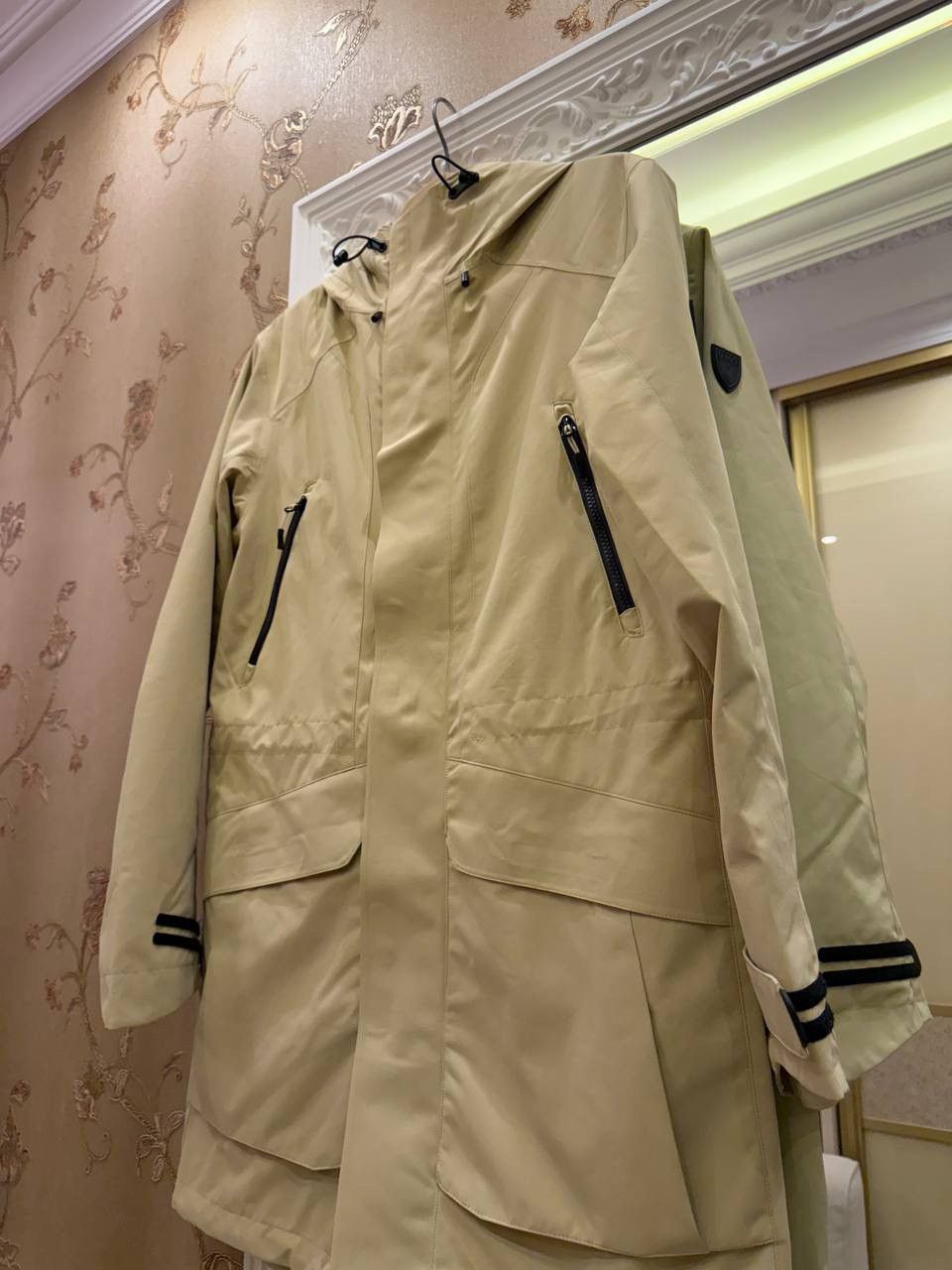 Polo Ralph Lauren Polo Ralph Lauren Mens Creston Hooded Jacket Cream Size XS Size US XS / EU 42 / 0 - 2 Thumbnail