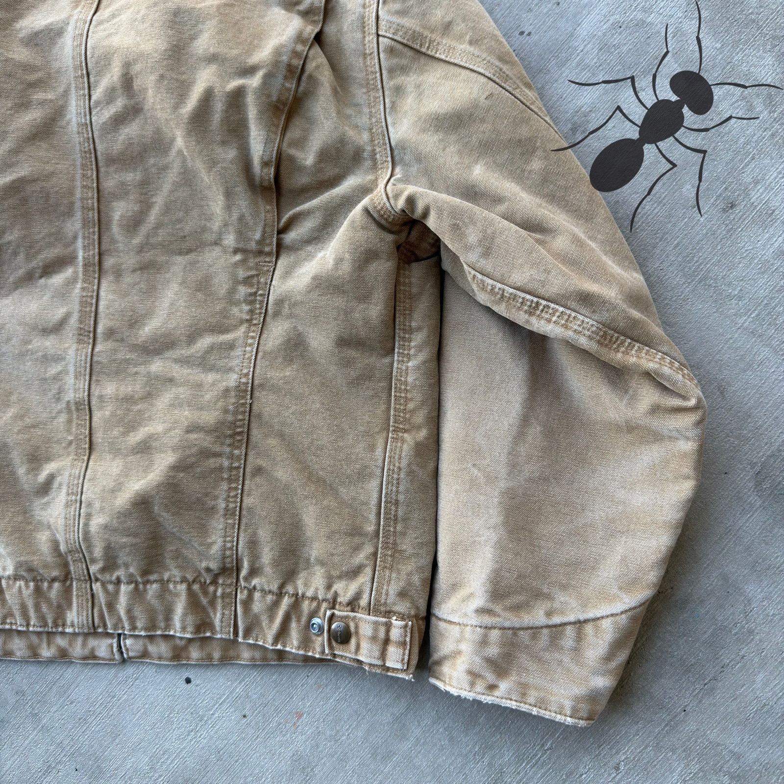 Carhartt × Vintage Carhartt WOMENS WJ097 CML brown Detroit work wear jacket Size US L / EU 52-54 / 3 - 8 Thumbnail