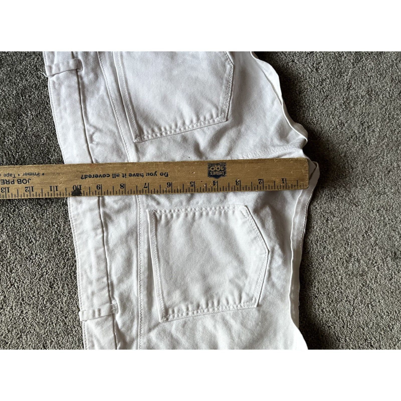H&M H&M Shorts Denim Women Size 6 W28 White Hot Pants Size 28" / US 6 / IT 42 - 4 Thumbnail