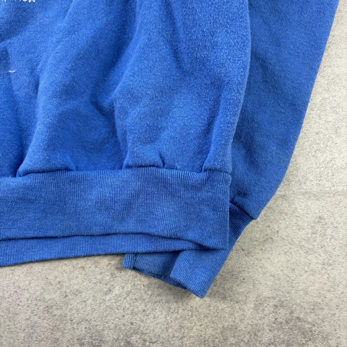 Vintage Vintage 90s “i dont do skool” blue crewneck Size US M / EU 48-50 / 2 - 2 Thumbnail