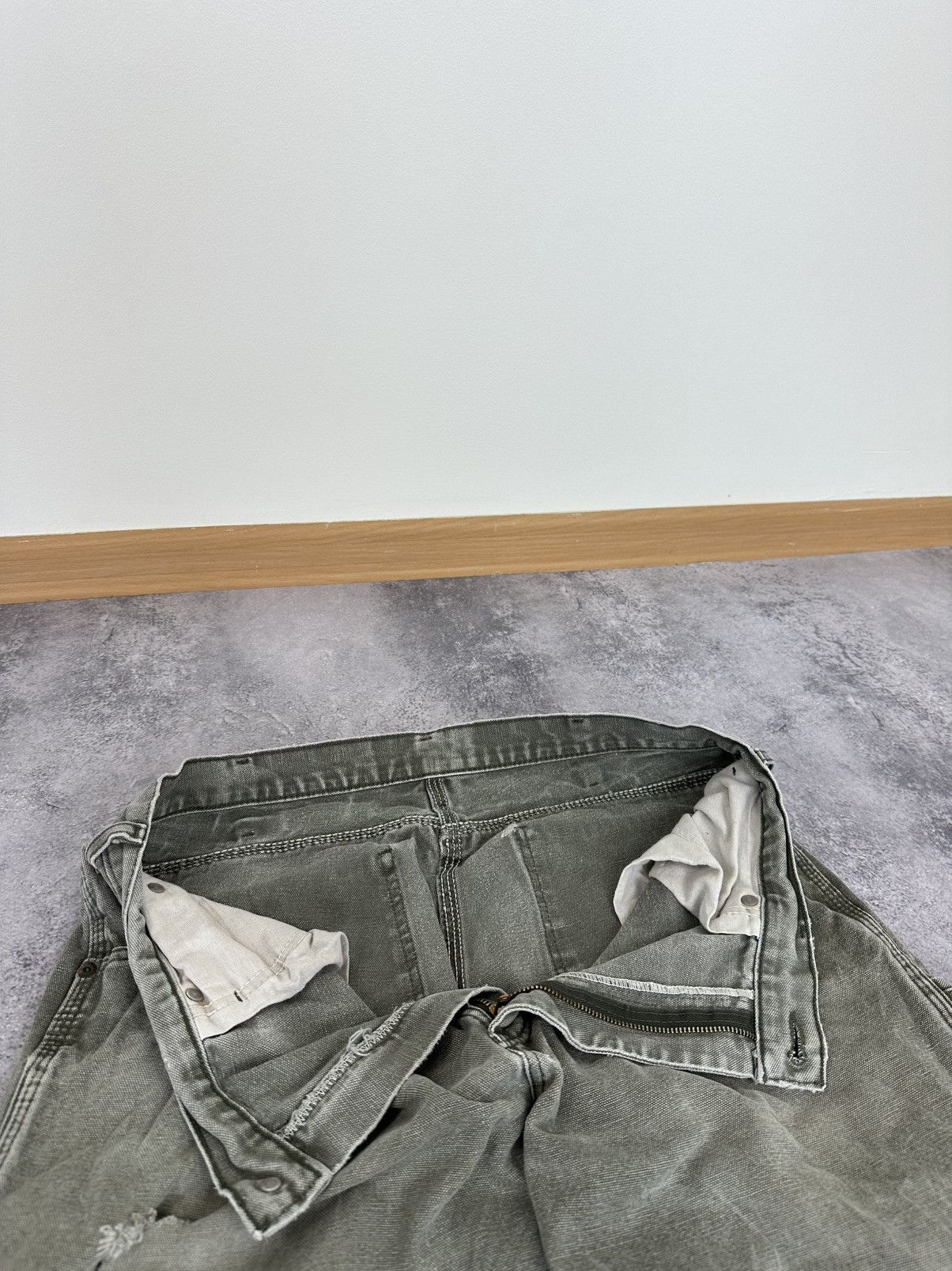 Dickies Vintage 90s Dickies Carpenter Baggy Opium Faded Work Pants Size US 34 / EU 50 - 16 Thumbnail