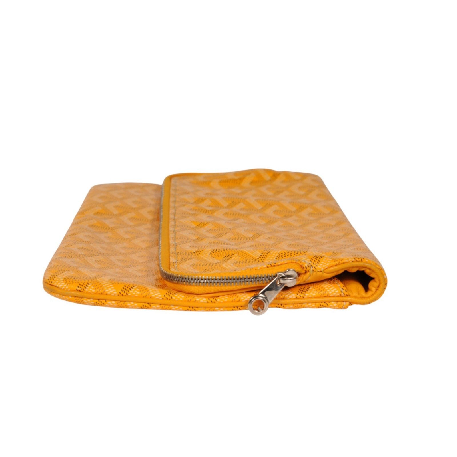 Goyard Saint Marie Clutch Bag Yellow Coated Canvas Travel Pouch Size ONE SIZE - 8 Thumbnail