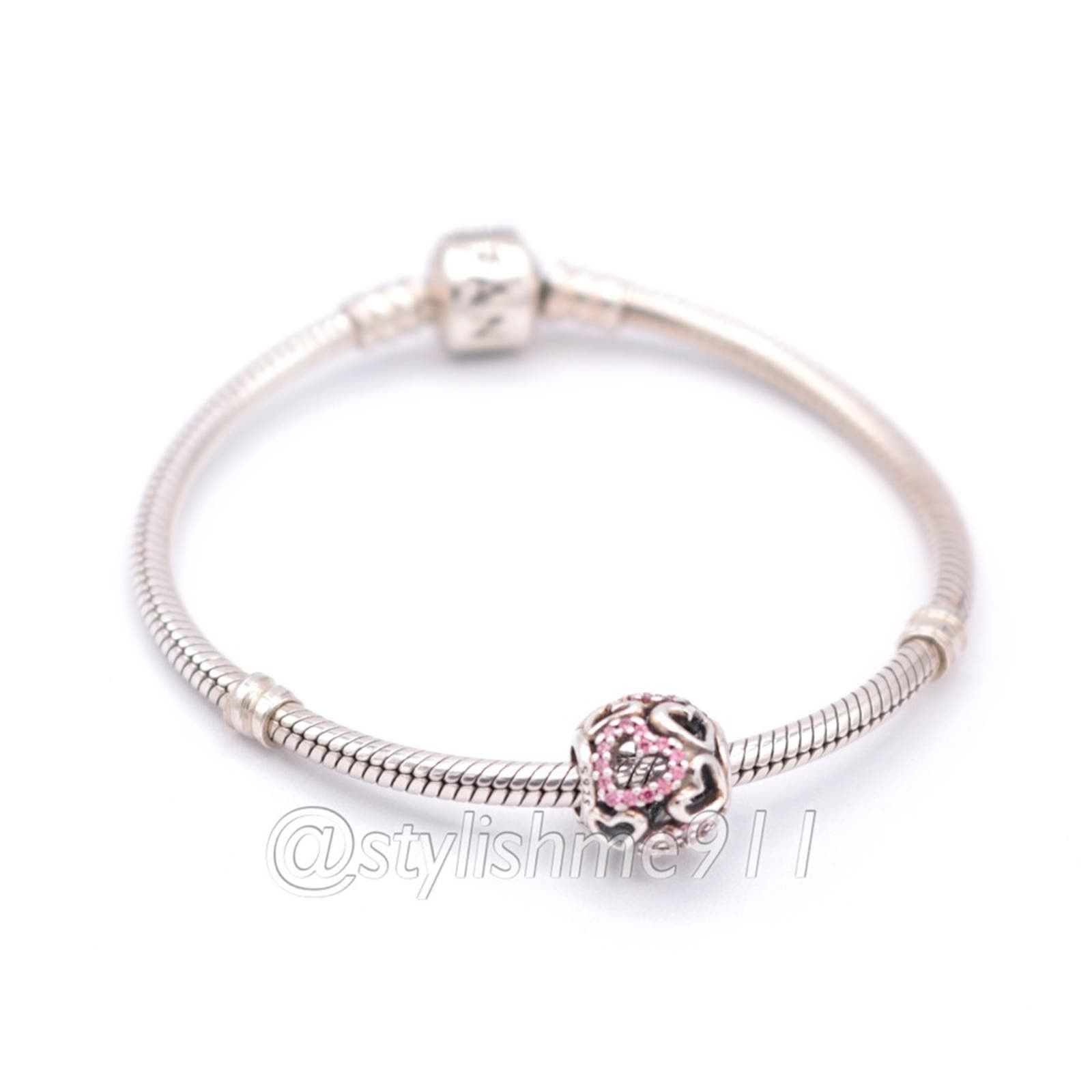 pandora Authentic PANDORA Falling in Love Charm - 791424CZS Size ONE SIZE - 5 Thumbnail