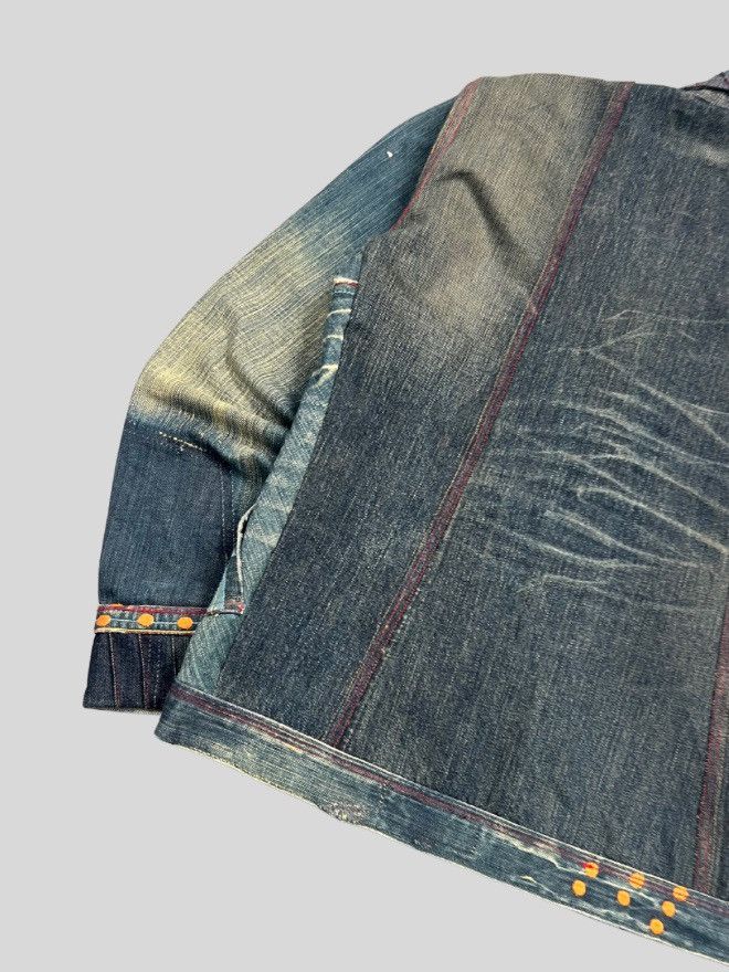 Other Vintage custom 1 of 1 embroidery denim jacket Size S / US 4 / IT 40 - 3 Thumbnail