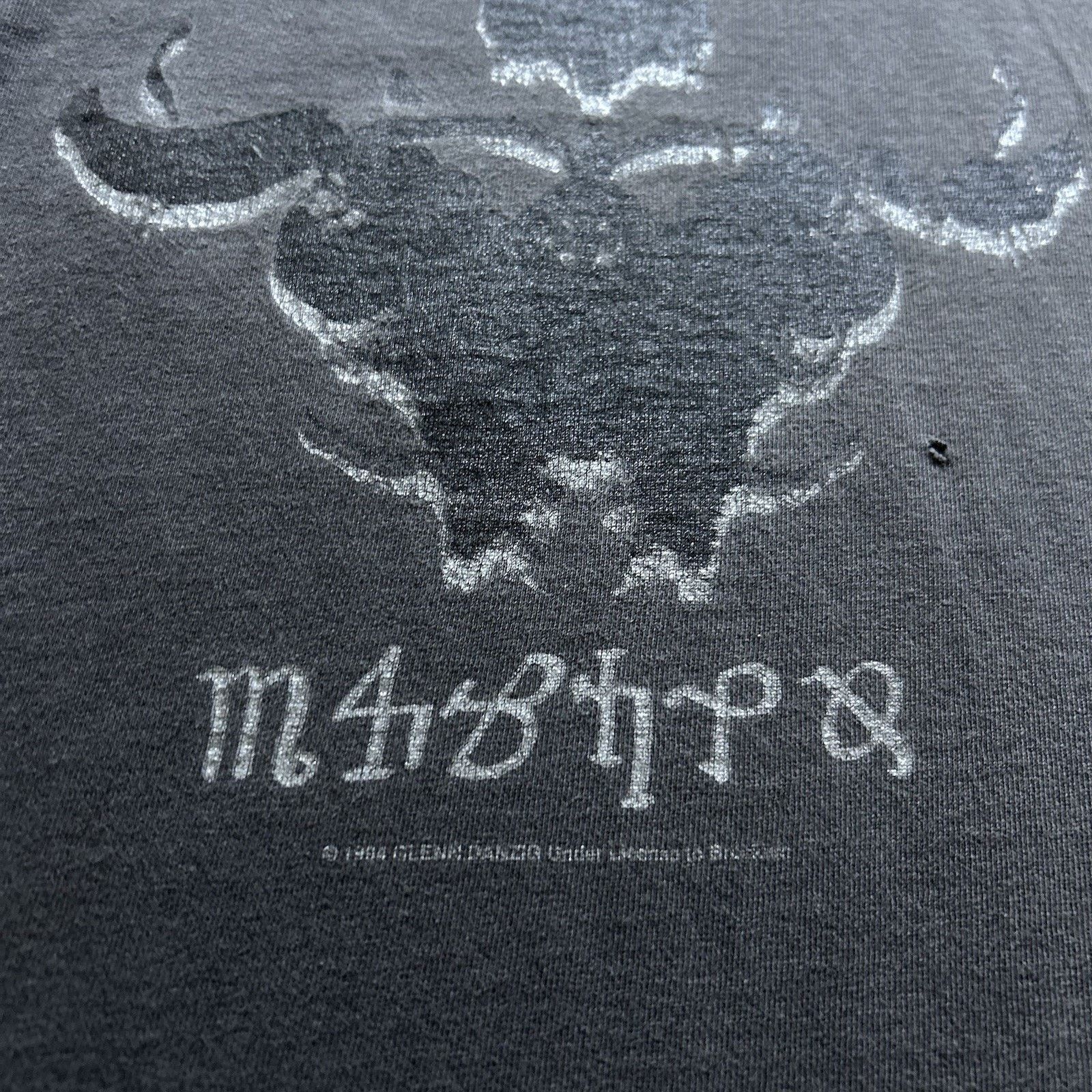 Band Tees Vintage 90s Danzig Tour Shirt Sleeveless XL Faded Distressed Size US XL / EU 56 / 4 - 3 Thumbnail