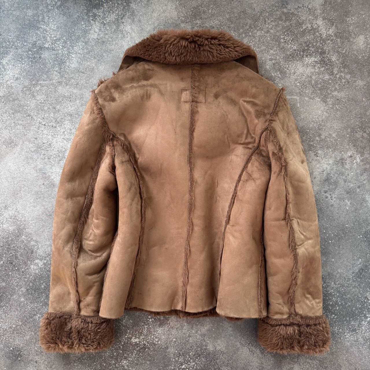 Hysteric Glamour Amazing Vintage Y2K Glamour Faux Fur Sheepskin Coat Jacket Size XL / US 12-14 / IT 48-50 - 6 Thumbnail