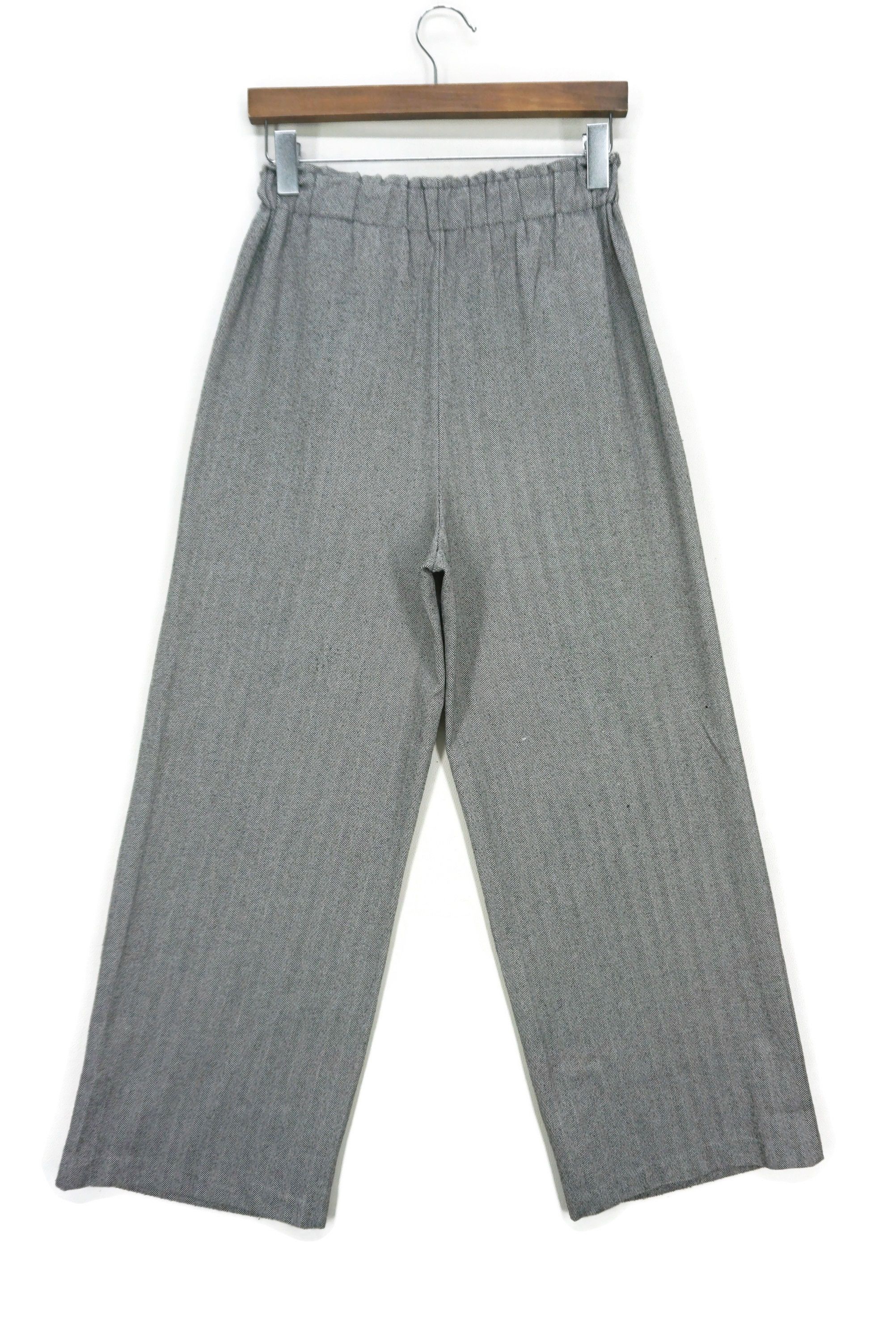 Japanese Brand GU Pants Size W26xL27 Wide Leg Baggy Cropped Trousers Size 26" / US 2 / IT 38 - 2 Thumbnail