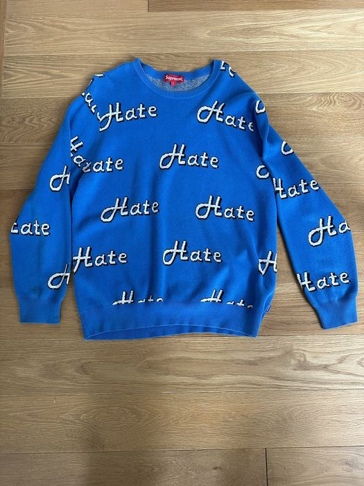 Supreme 2025 hate sweater