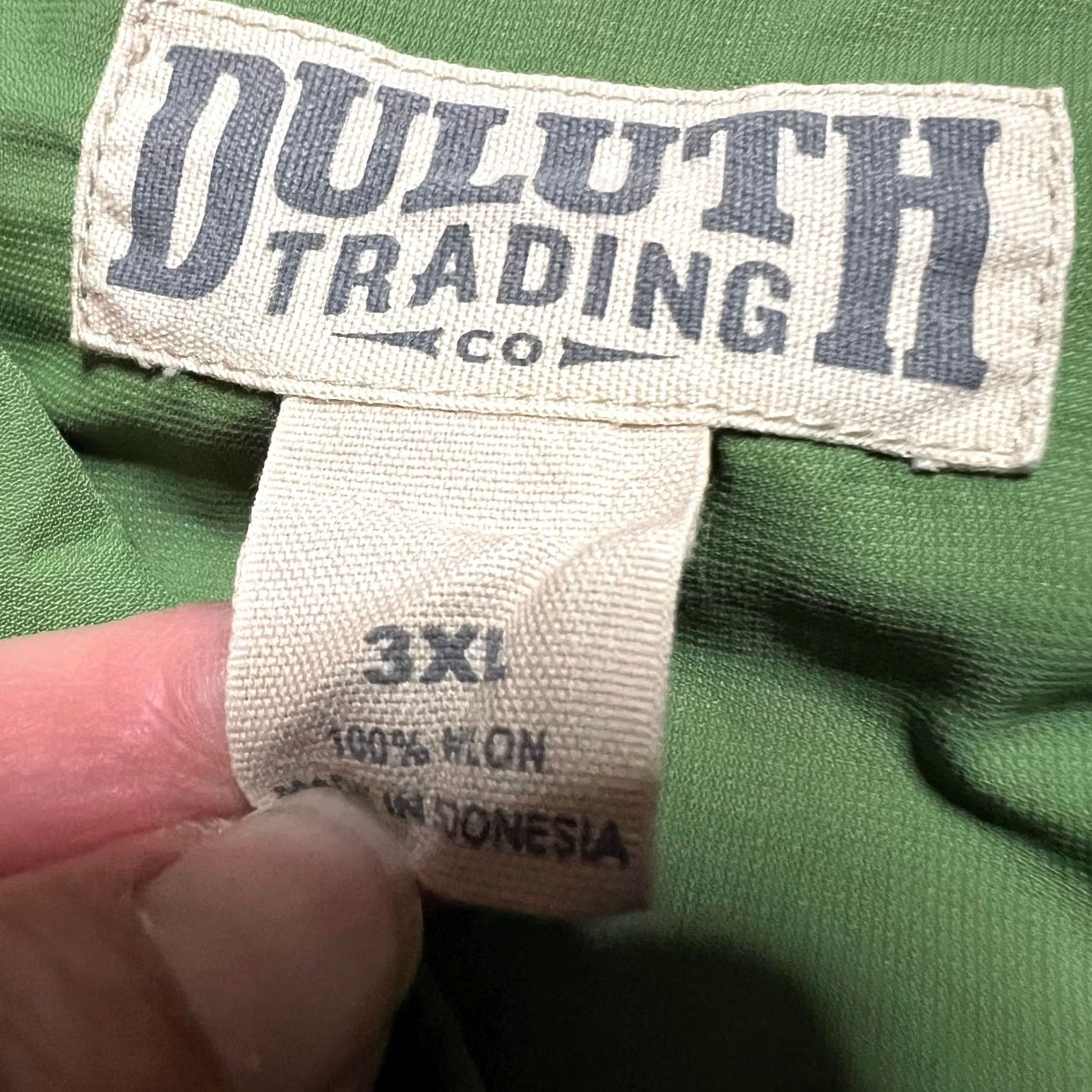 Duluth Trading Company Duluth Armachillo Shirt Mens 3XL Green Short Sleeve Button Down Nylon Outdoors Mens Size US XXL / EU 58 / 5 - 7 Thumbnail