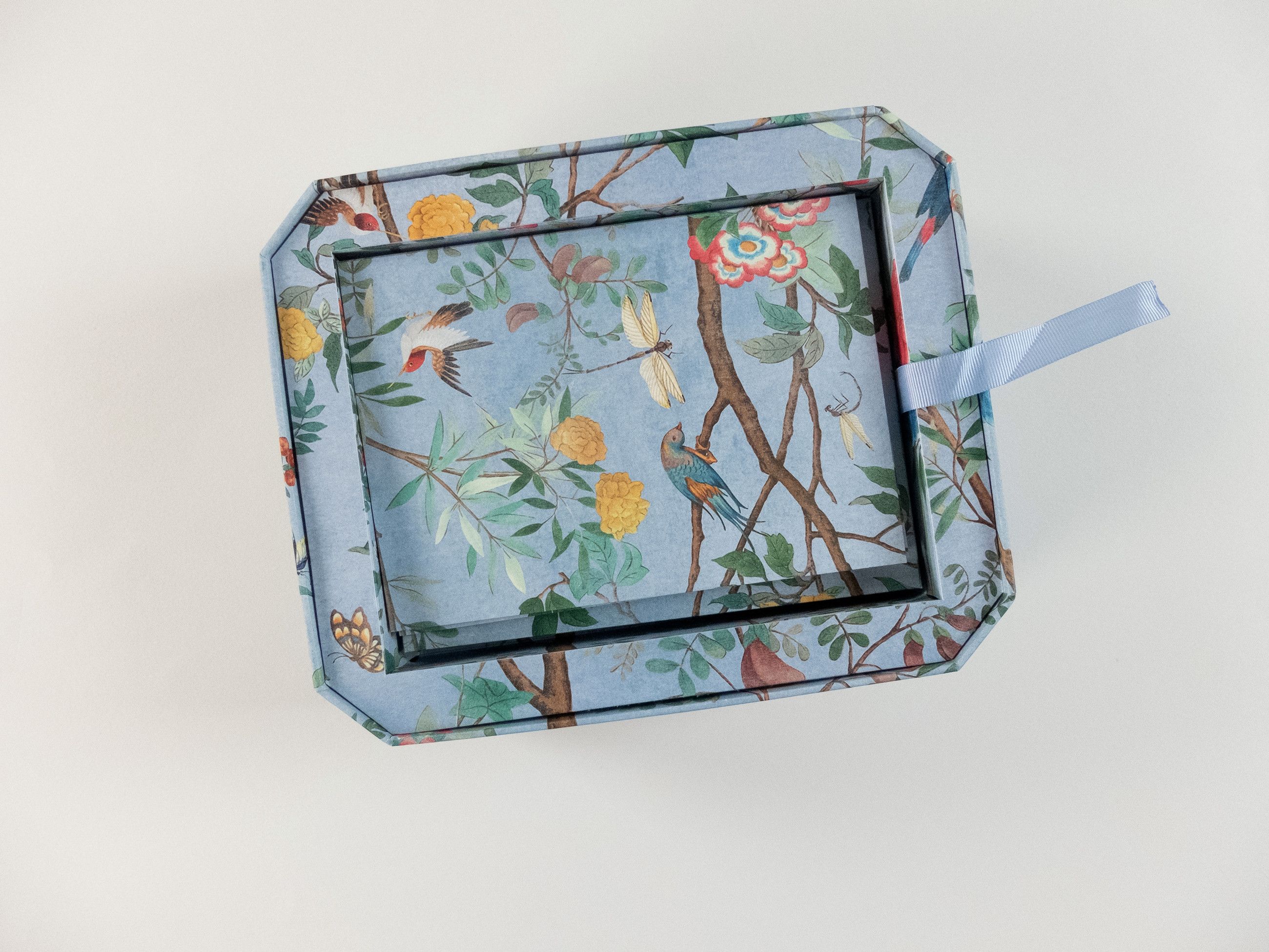 Gucci GUCCI blue Tian bird flower nature print card envelope set Size ONE SIZE - 3 Thumbnail