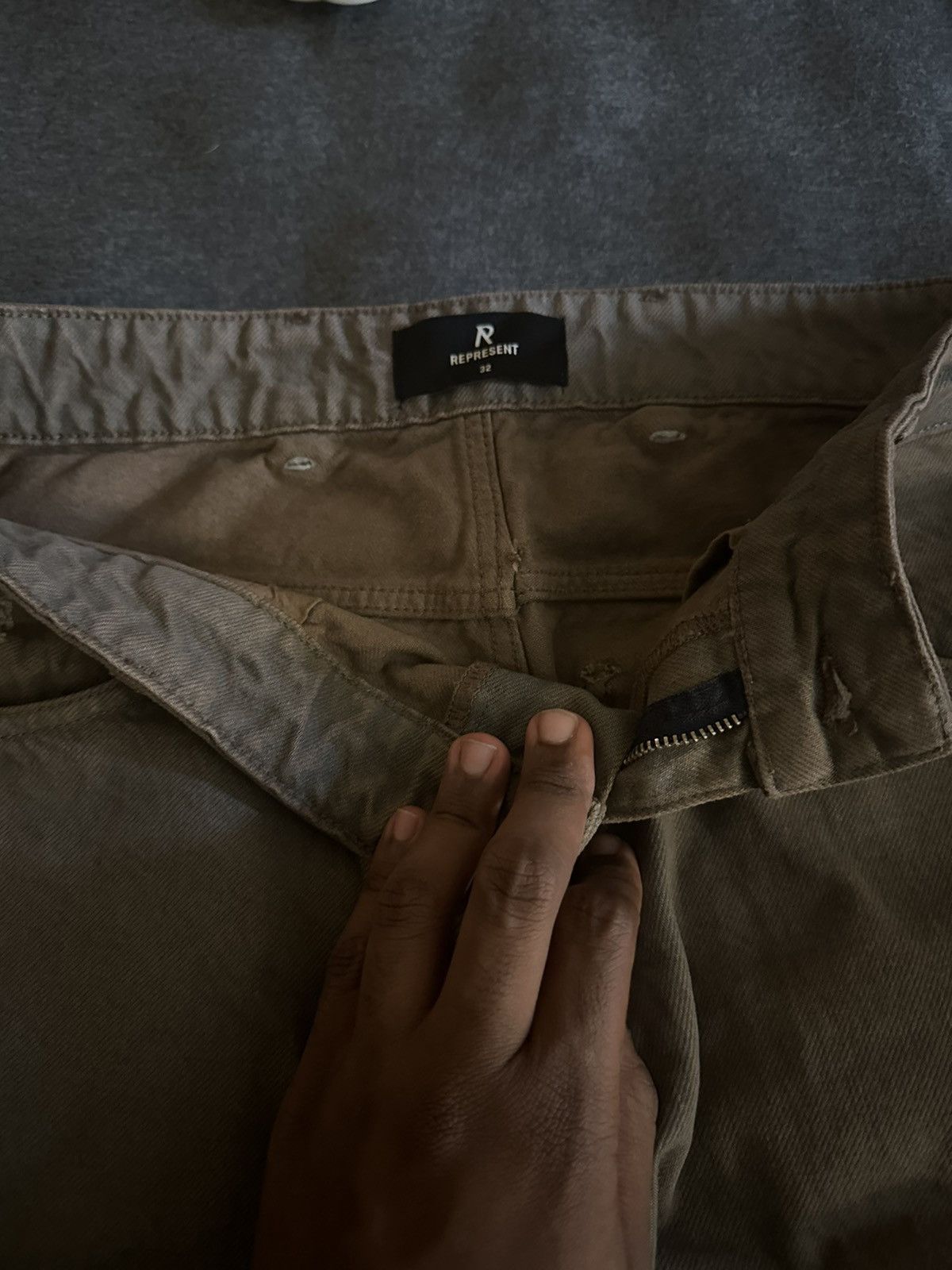Represent Clo. Represent Clo Brown Stepped Hem Jeans Size US 32 / EU 48 - 5 Thumbnail