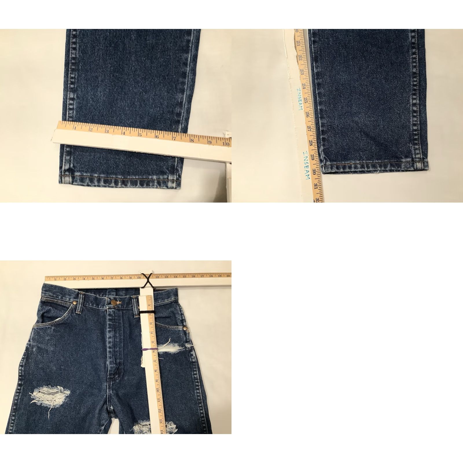 Wrangler VINTAGE Wrangler Jeans Blue 28 X 30 Regular Women Denim USA Western 100% Cotton Medium Blue Fabric Wash USA Theme Jeans Wrangler Women Medium Bootcut? Size 28" / US 6 / IT 42 - 8 Thumbnail