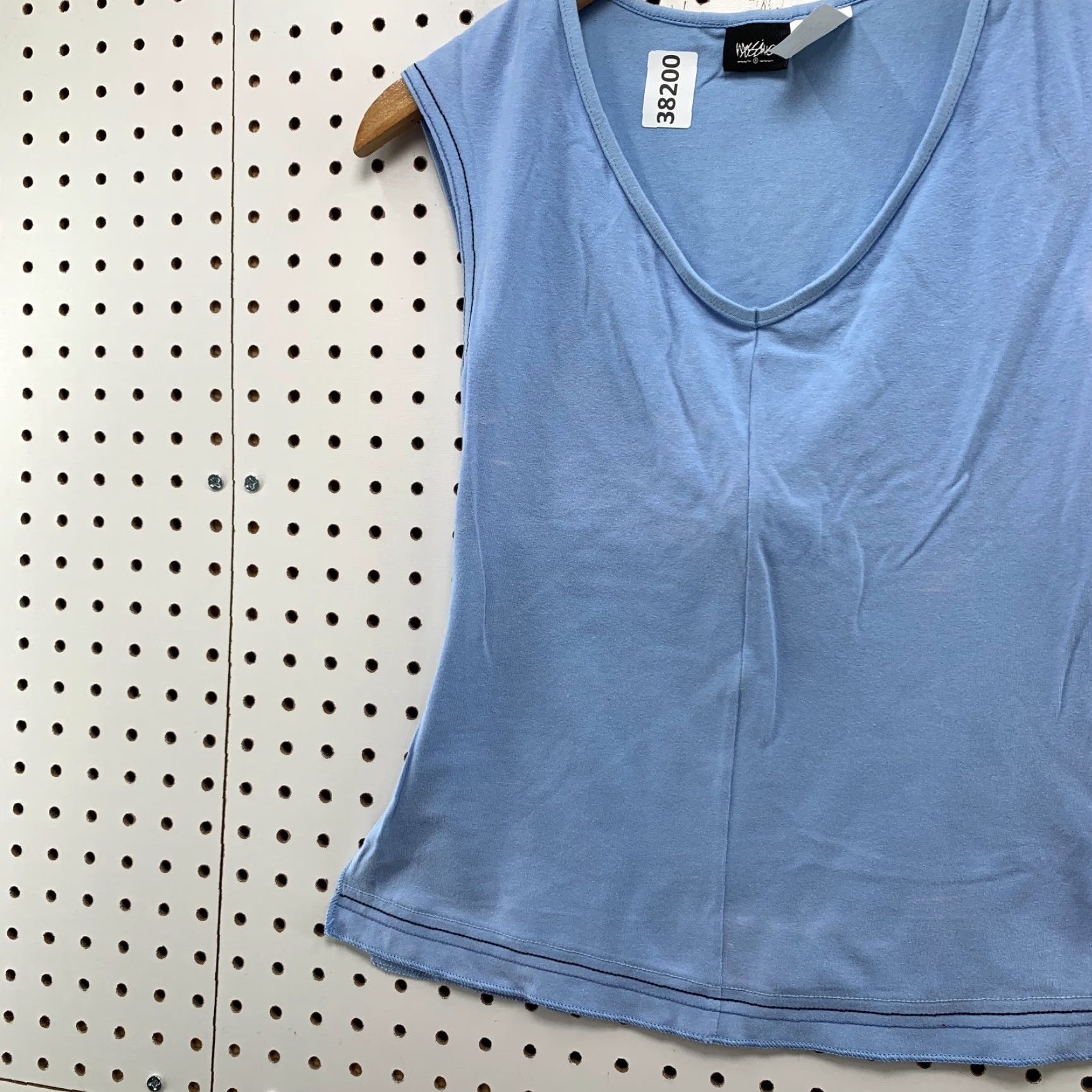 Mossimo VINTAGE Mossimo Sleeveless Tank Top Womens Large Blue V-Neck USA 2000s NWT Size L / US 10 / IT 46 - 3 Thumbnail