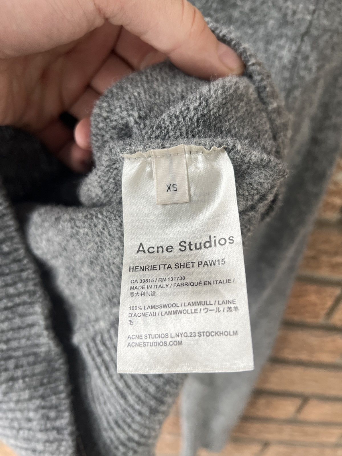 acne HENRIETTA SHET PAW15  ウールニット Acne Studios Acne Studio HENRIETTA SHET PAW15 Sweater Women's