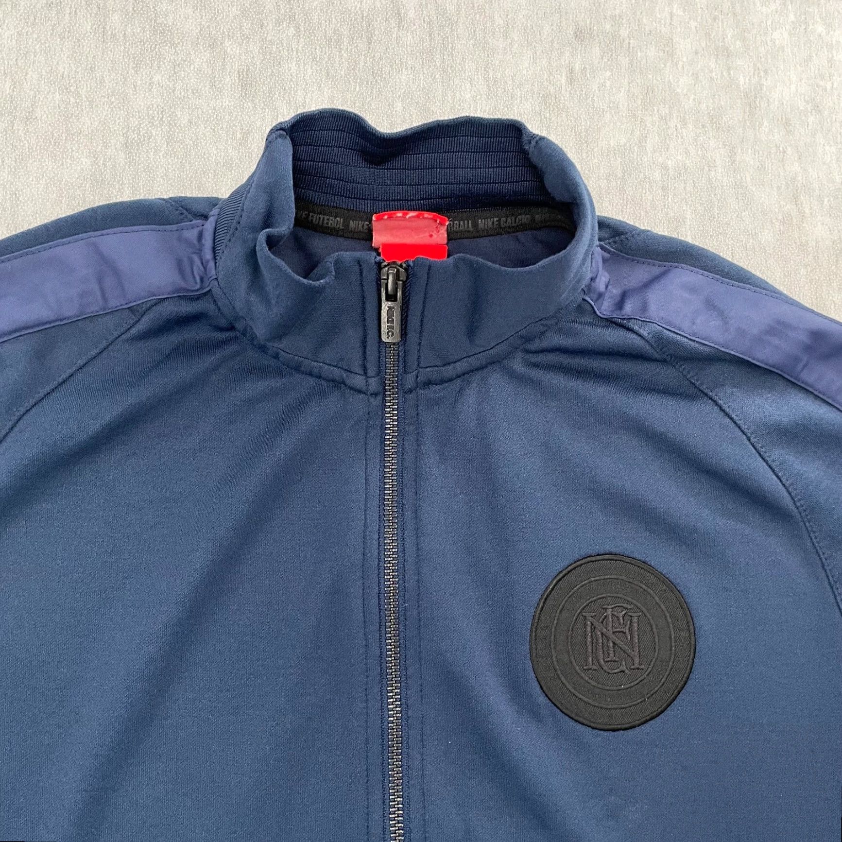 Nike Nike FC Football Jacket Adult Medium Blue Sem Risco Nao Vitória Full Zip Mens Club Size US M / EU 48-50 / 2 - 3 Thumbnail