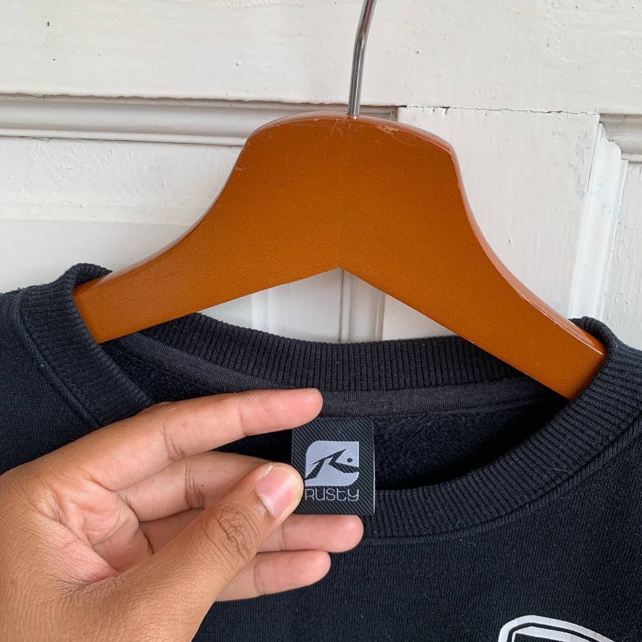 Rusty RUSTY Spellout Backhit Sweatshirt Size US XS / EU 42 / 0 - 6 Thumbnail