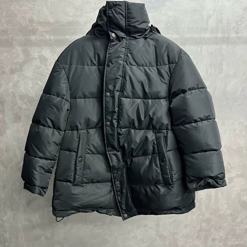 Balenciaga Black Logo Puffer Jacket
