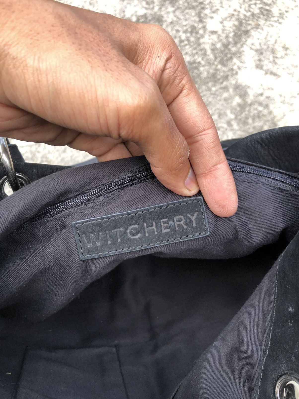 Genuine Leather WITCHERY TWINPOCKET LEATHER TOTE BAG Size ONE SIZE - 9 Thumbnail