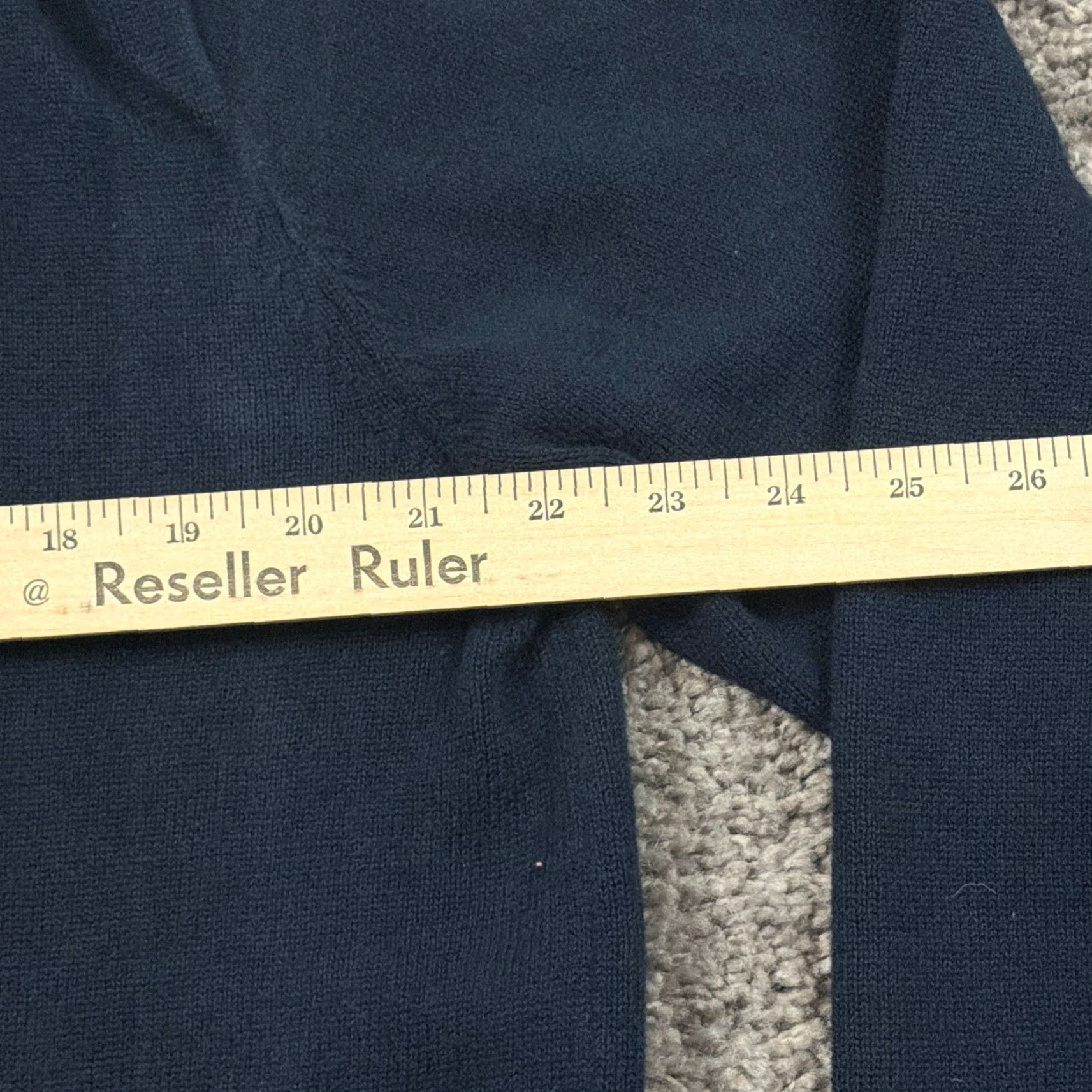 J.Crew VINTAGE J.CREW Sweater Mens L Blue Knit 1/4 Zip Pullover Long Sleeve 100% Cotton Warmth Size US L / EU 52-54 / 3 - 5 Thumbnail