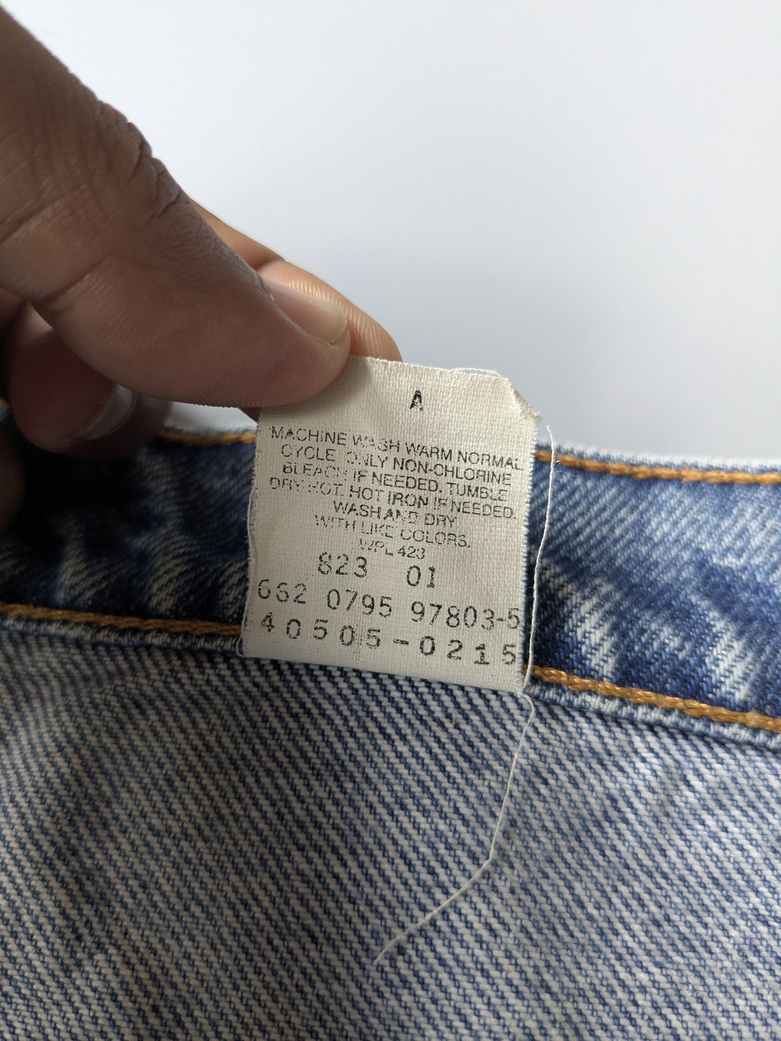 Levi's Vintage Clothing Vintage Levi's 505 Orange tag distressed shortpant Size US 33 - 9 Thumbnail
