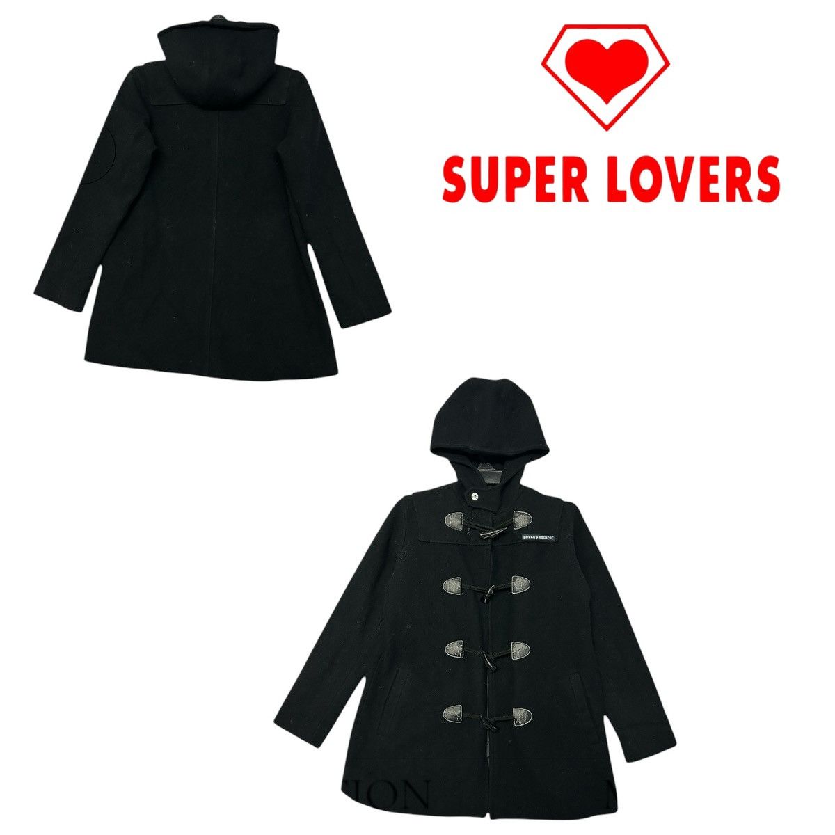 Angel Blue × Japanese Brand 💥RARE💥 SUPER LOVER DUFFLE JACKET WOOL Size US M / EU 48-50 / 2 - 1 Thumbnail