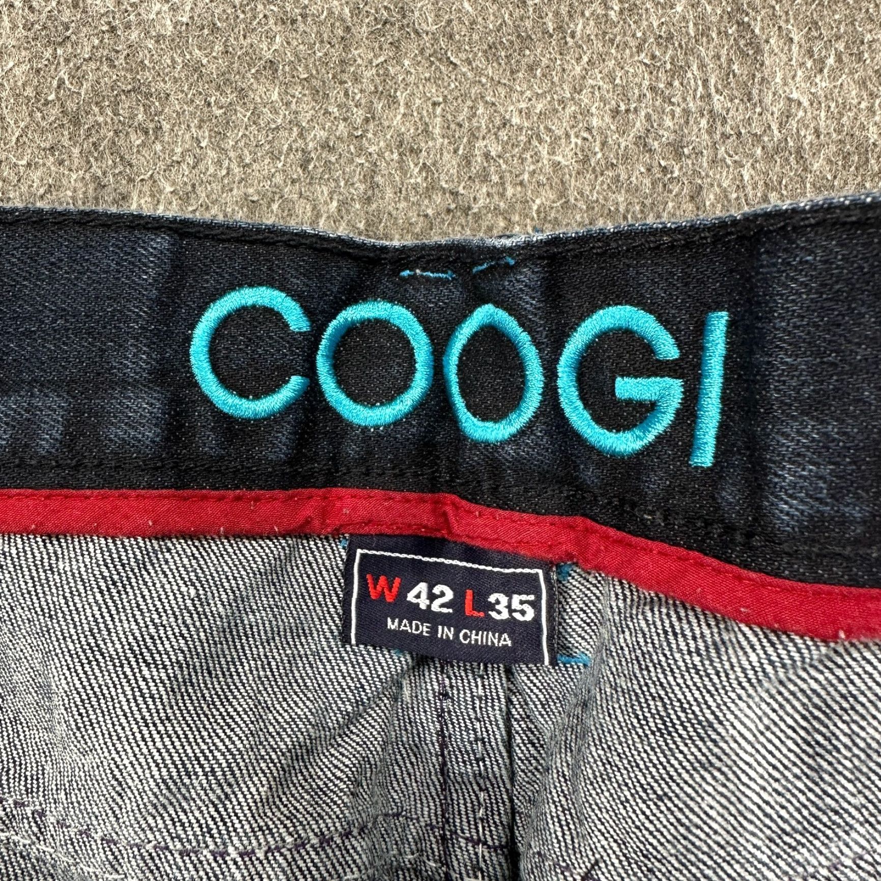 Coogi VINTAGE COOGI Jeans Mens 42x31 Blue Regular Fit Dark Wash Cotton Baggy Loose Skater Y2K Size US 42 / EU 58 - 4 Thumbnail