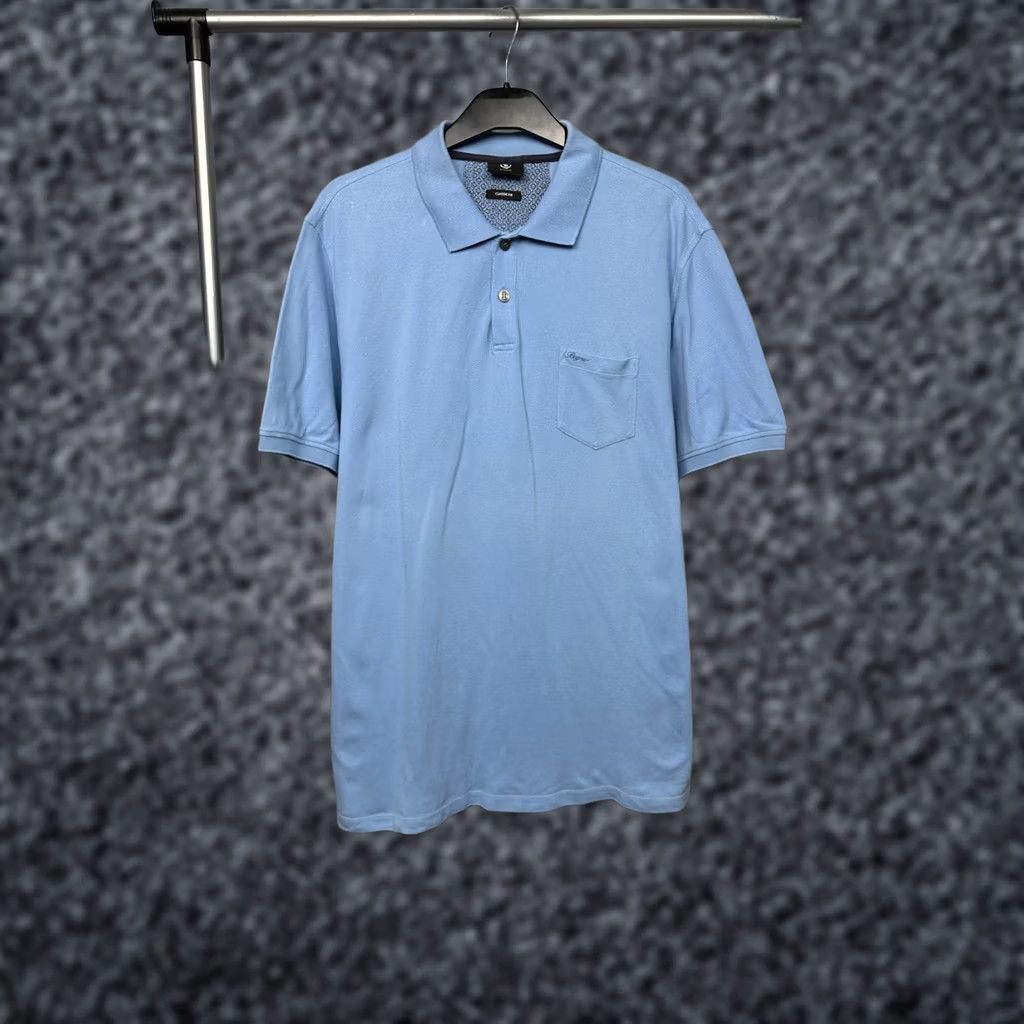 Bogner Bogner Polo Shirt Bogner Polo Shirt Mens XXL Blue Cotton Logo Short Sleeve Button Collared Vintage No N/A Size US XXL / EU 58 / 5 - 1 Thumbnail