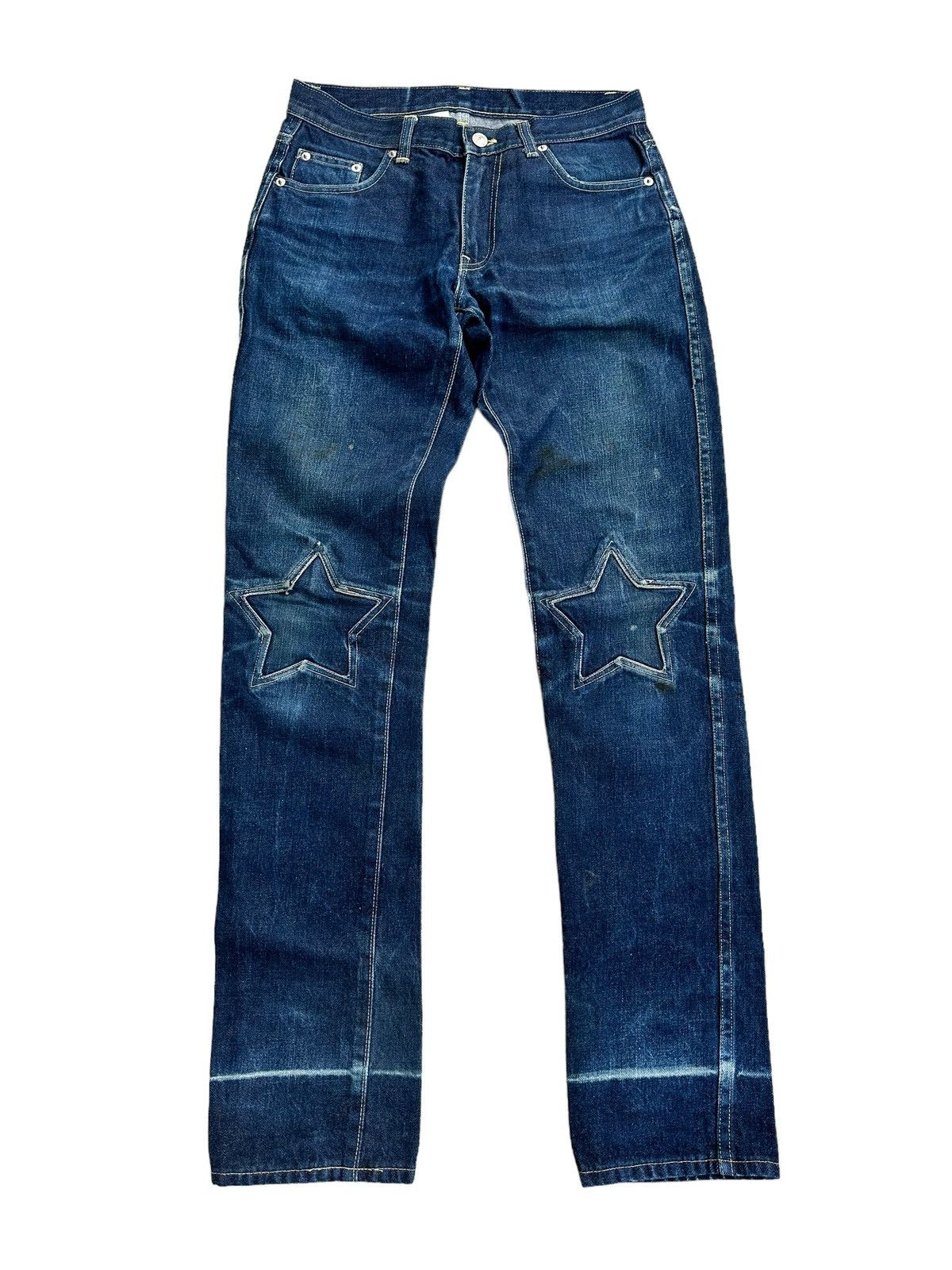 Jun Takahashi × Undercover A/W2000-2001 UNDER COVER “MELTING POT” Star Denim Size US 30 / EU 46 - 2 Thumbnail