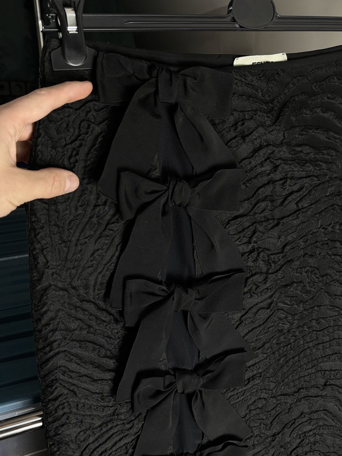 Fendi Fendi Midi Pencil Dress Bows Ribbons Luxury Designer Size 28" / US 6 / IT 42 - 3 Thumbnail