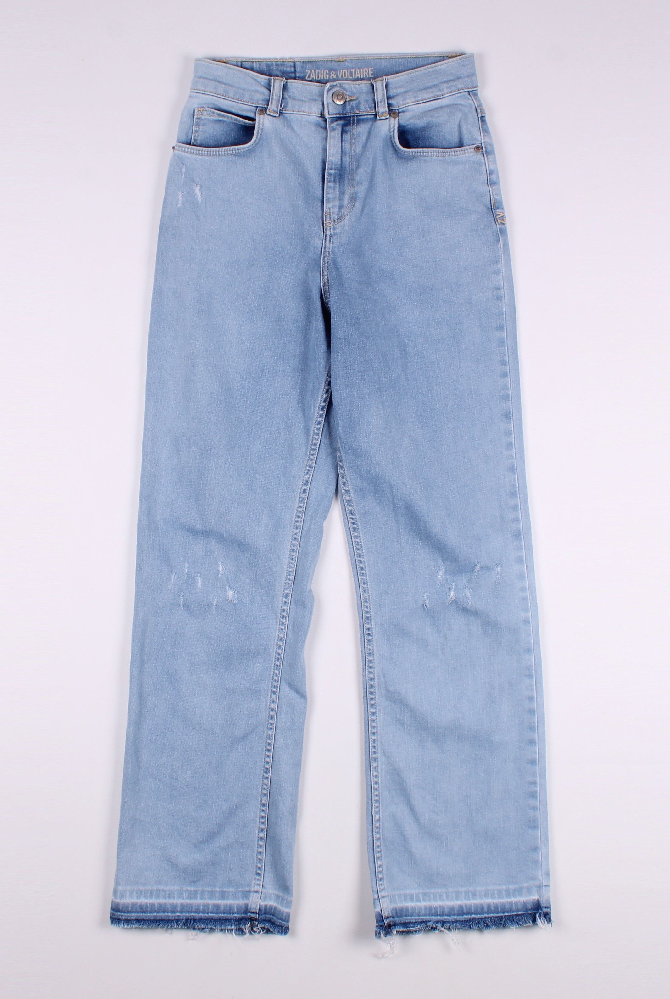 Zadig & Voltaire Zadig & Voltaire Kids' Maggie Wide-leg Jeans Size 24" / US 00 / IT 34 - 1 Thumbnail