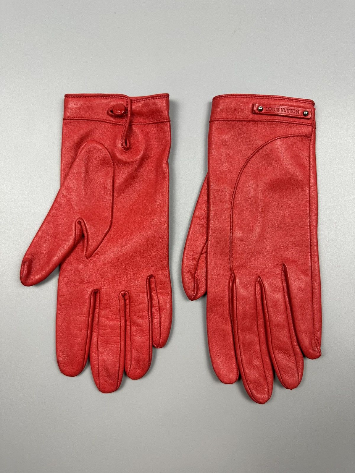 Louis Vuitton Louis Vuitton Soft Leather Gloves Size ONE SIZE - 3 Thumbnail