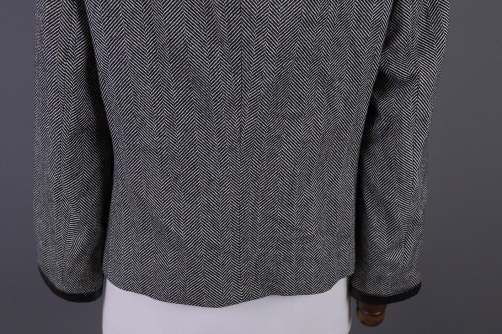 Polo Ralph Lauren Laurel by Escada Gray Full Zip Designer Jacket Size 40 / M Size M / US 6-8 / IT 42-44 - 12 Thumbnail