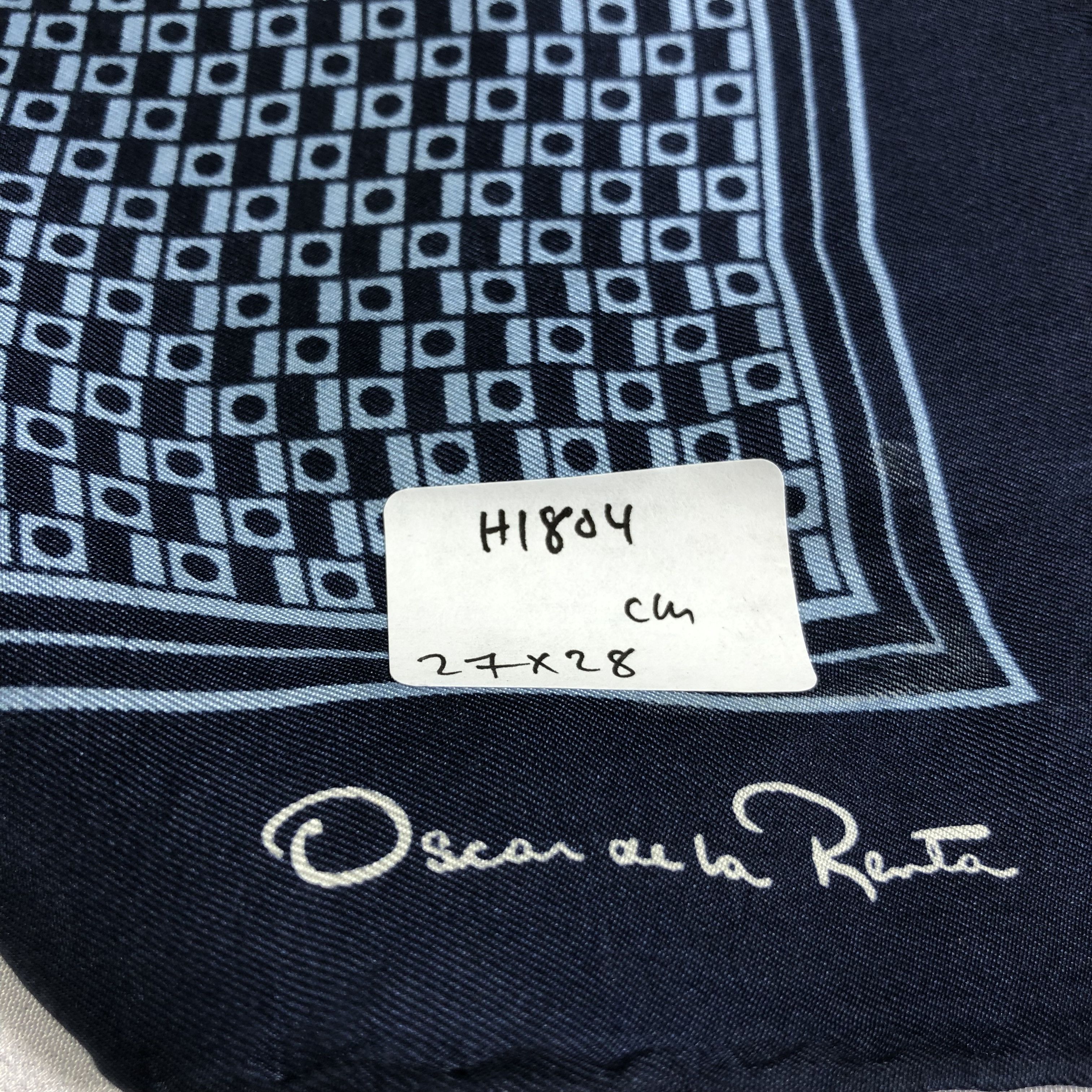 Oscar De La Renta Oscar de la Renta Handkerchief Neckerchief Bandana H1804 Size ONE SIZE - 5 Thumbnail