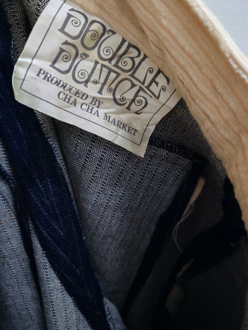 Japanese Brand × Vintage Vintage Dark Blue Striped Denim Pants Size US 32 / EU 48 - 9 Thumbnail