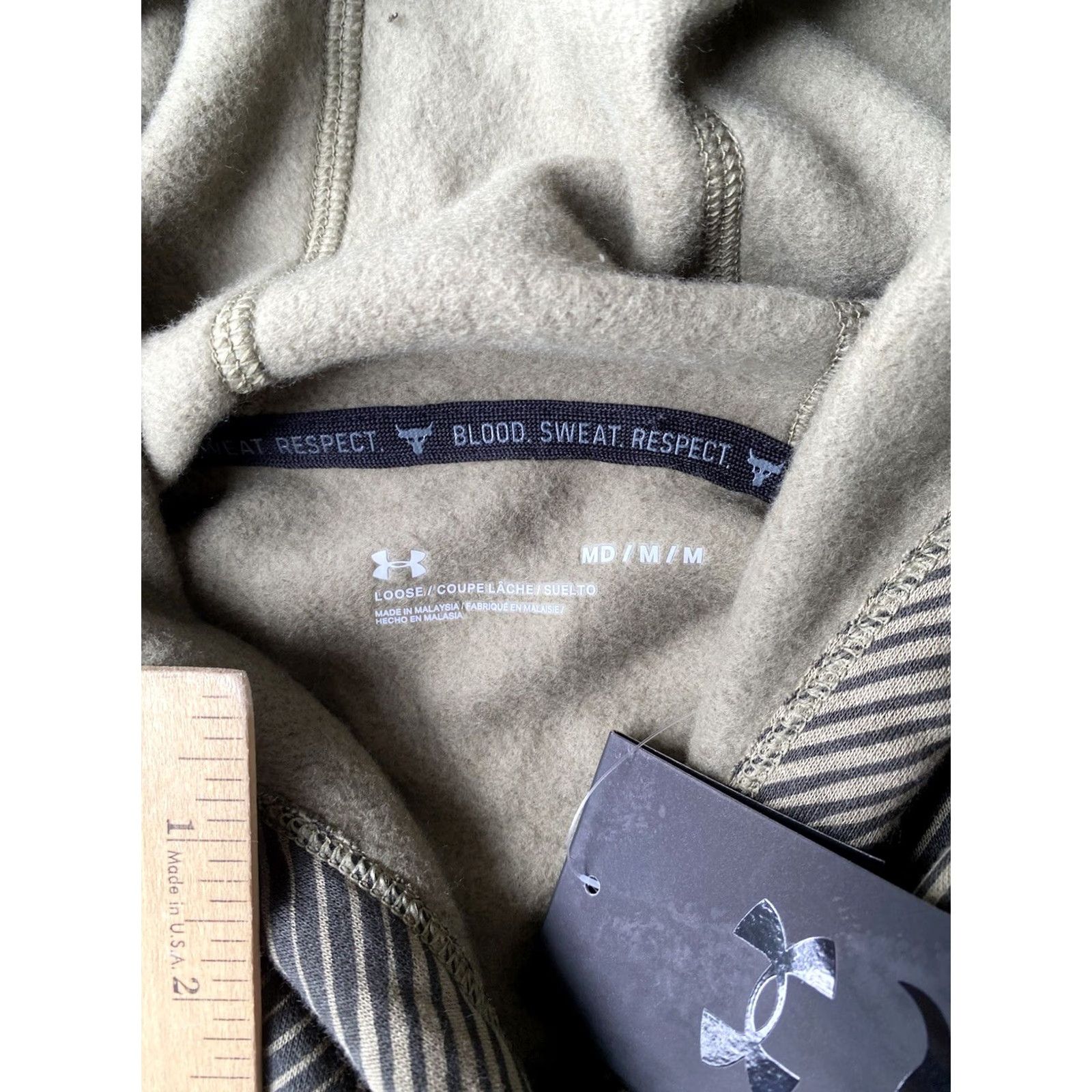 Under Armour Under Armour Project Rock Crop Fleece Gym Hoodie Women’s Medium Short Sleeve NWT Size M / US 6-8 / IT 42-44 - 2 Thumbnail
