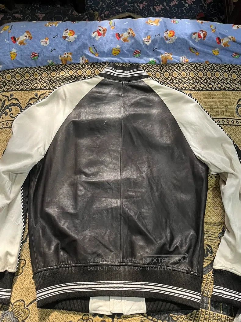 Givenchy Givenchy Size48 French Classic Retro Lamb Leather and Silk Size US M / EU 48-50 / 2 - 8 Thumbnail