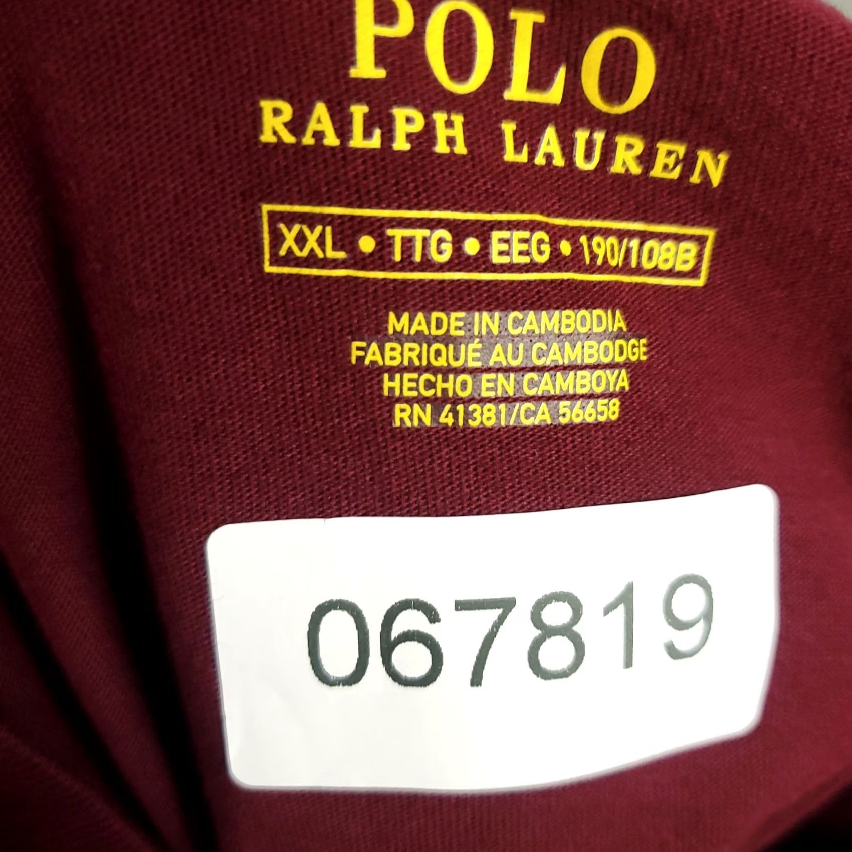 Ralph Lauren Ralph Lauren T Shirt Mens 2XL Red V Neck Pony Short Sleeve Shirt Mens Size 2XL Red Pony Logo Vintage: No Size US XXL / EU 58 / 5 - 8 Thumbnail