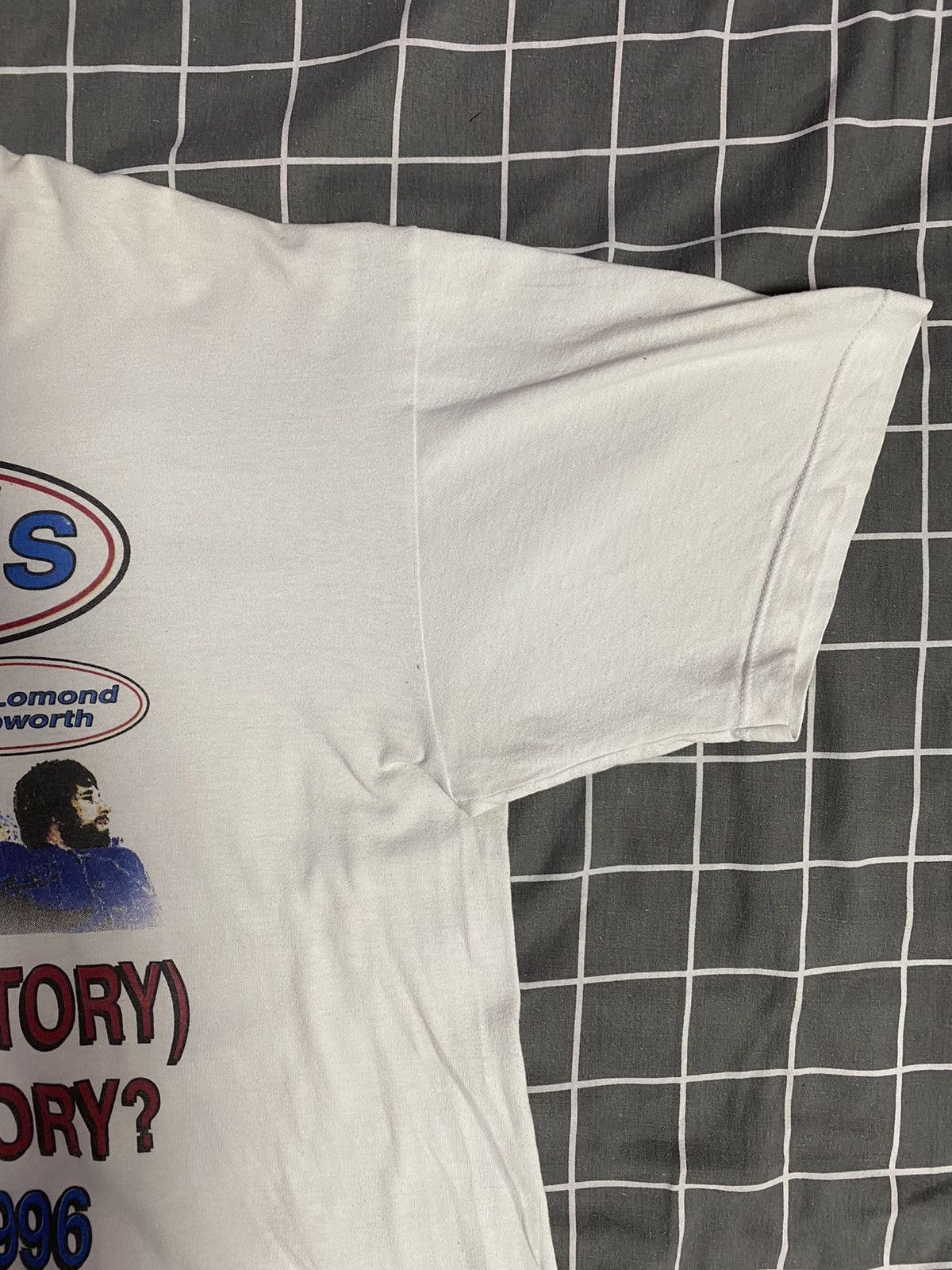 Rap Tees Vintage 1996 Oasis Tour T-Shirt Loch Lomond Knebworth Story Size US XL / EU 56 / 4 - 13 Thumbnail