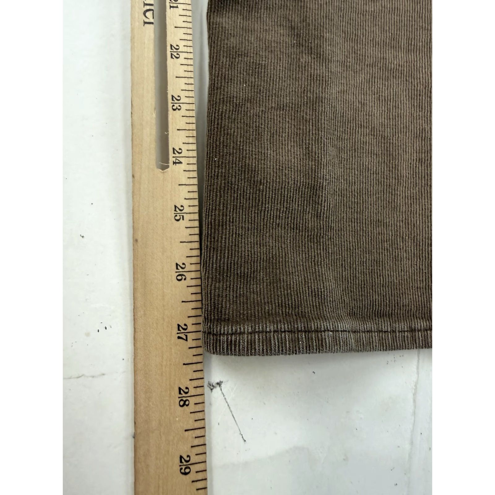 Banana Republic Banana Republic Travel Cord Mens Pants 29x27 Brown Corduroy Chino Stretch Casual Size US 29 - 6 Thumbnail
