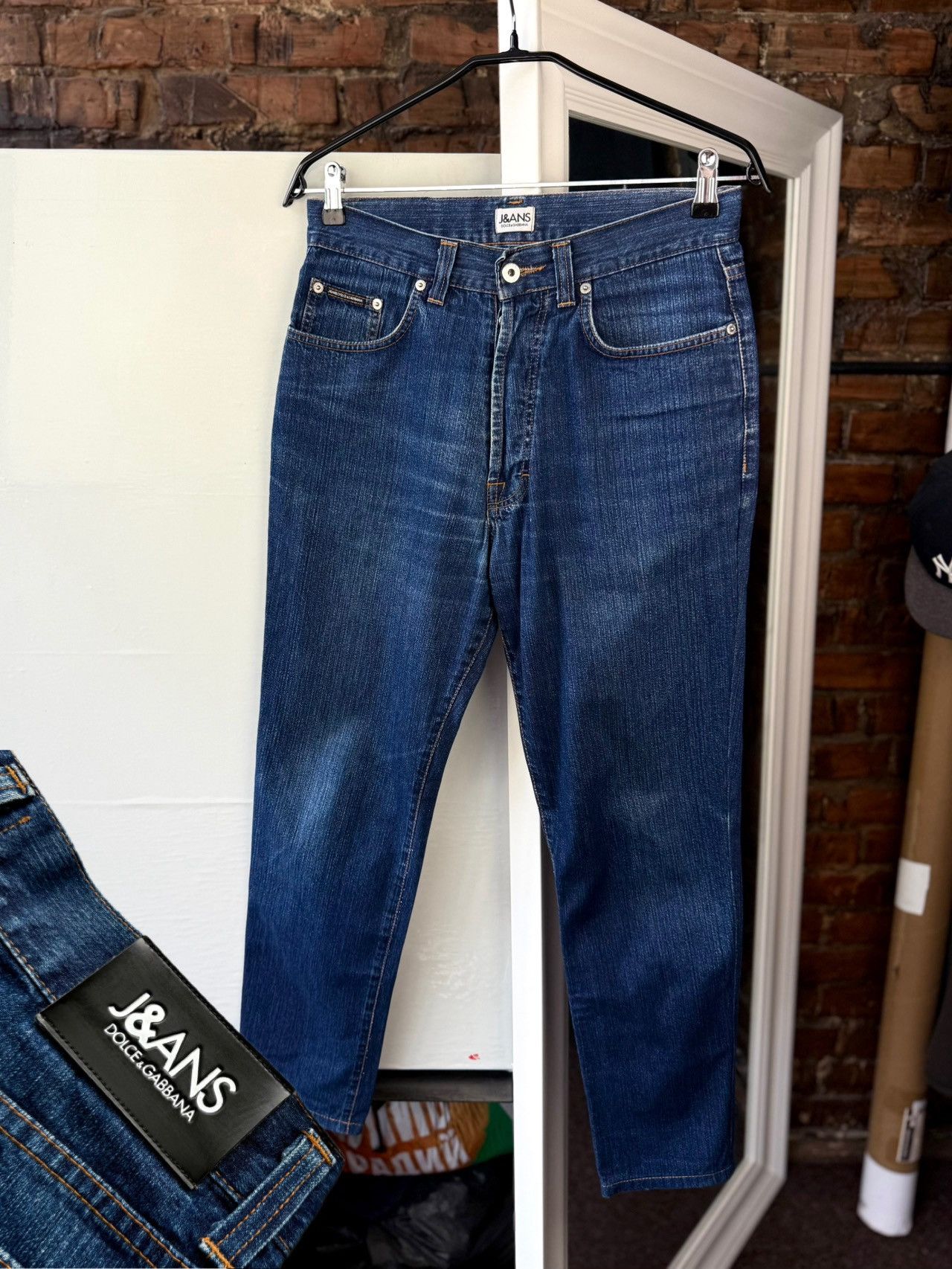 Dolce & Gabbana Mens Vintage Dolce&Gabbana Denim Jeans (Made In Italy) Size US 31 - 1 Thumbnail