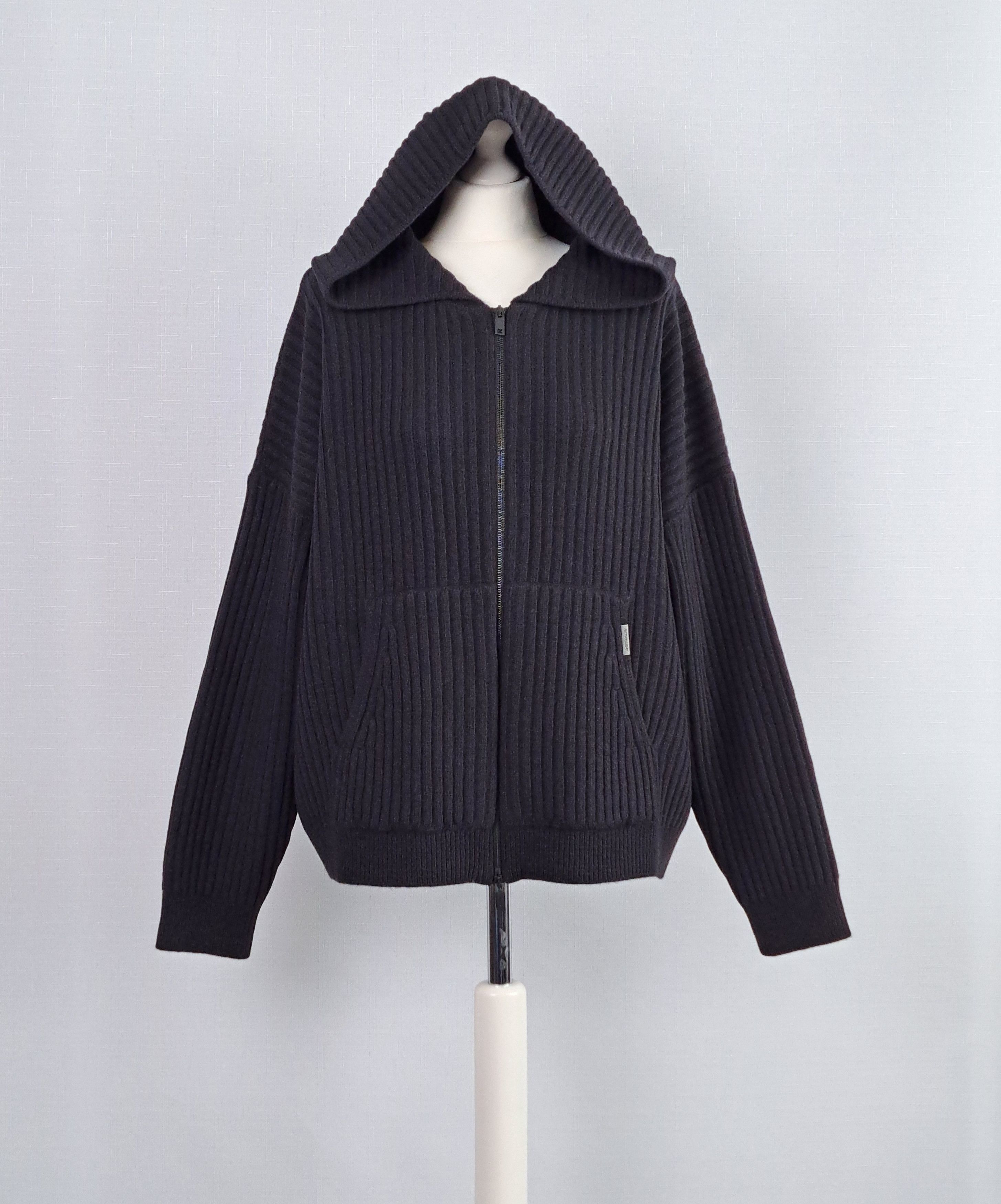 Represent Clo. Represent oversized wool/cashmere zip hoodie. Size 