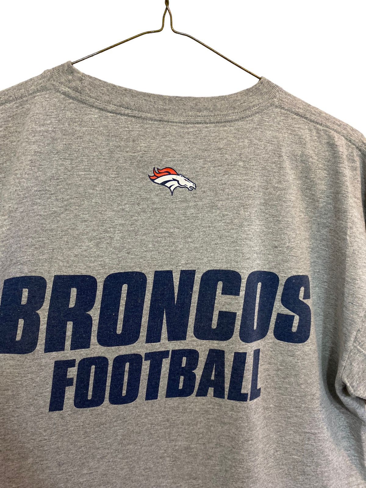 NFL Vintage Nike Team NFL Denver Broncos Football Box Logo Tee Size US L / EU 52-54 / 3 - 4 Thumbnail