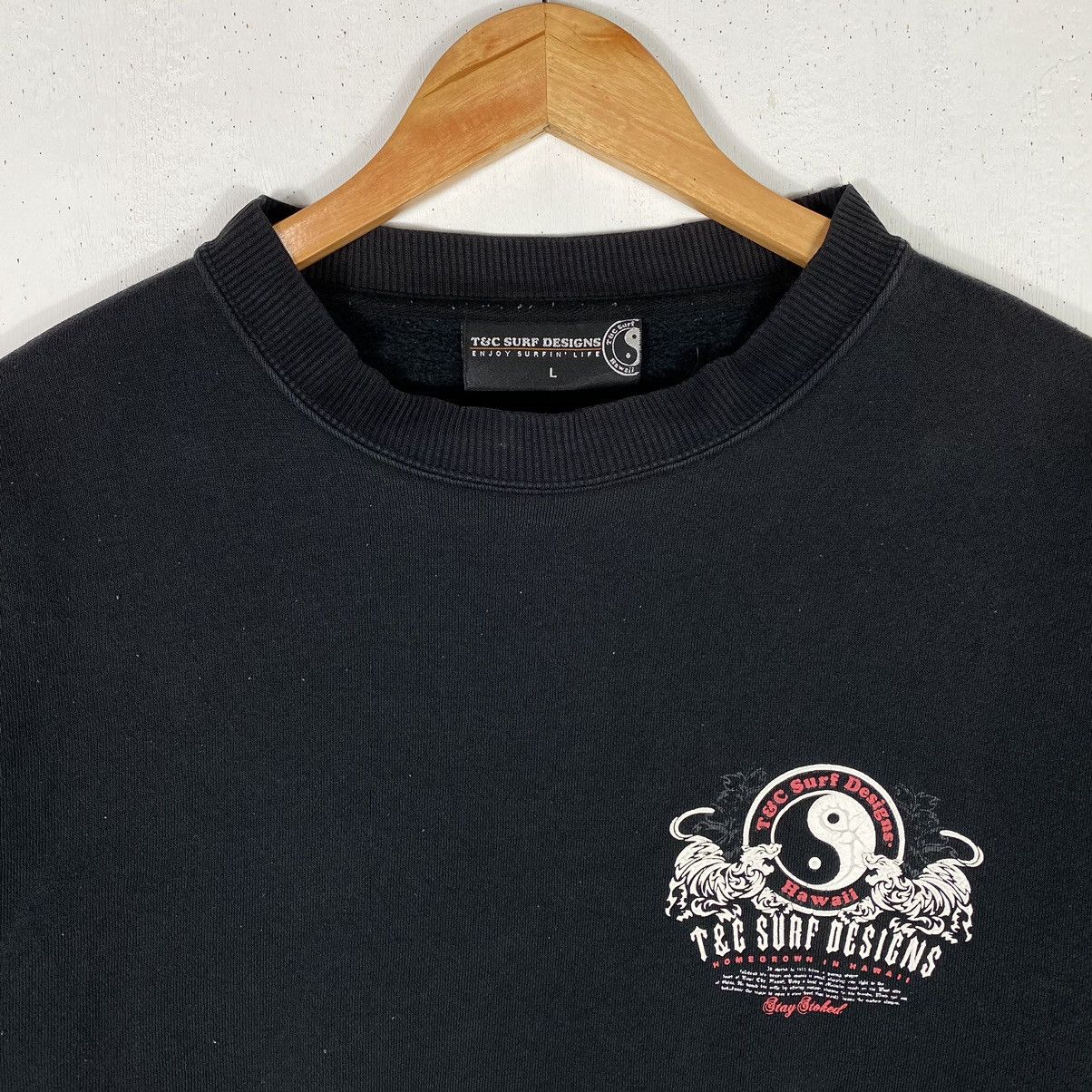 Vintage VINTAGE T&C SURF DESIGNS HOMEGROWN IN HAWAII CREWNECK Size US L / EU 52-54 / 3 - 6 Thumbnail