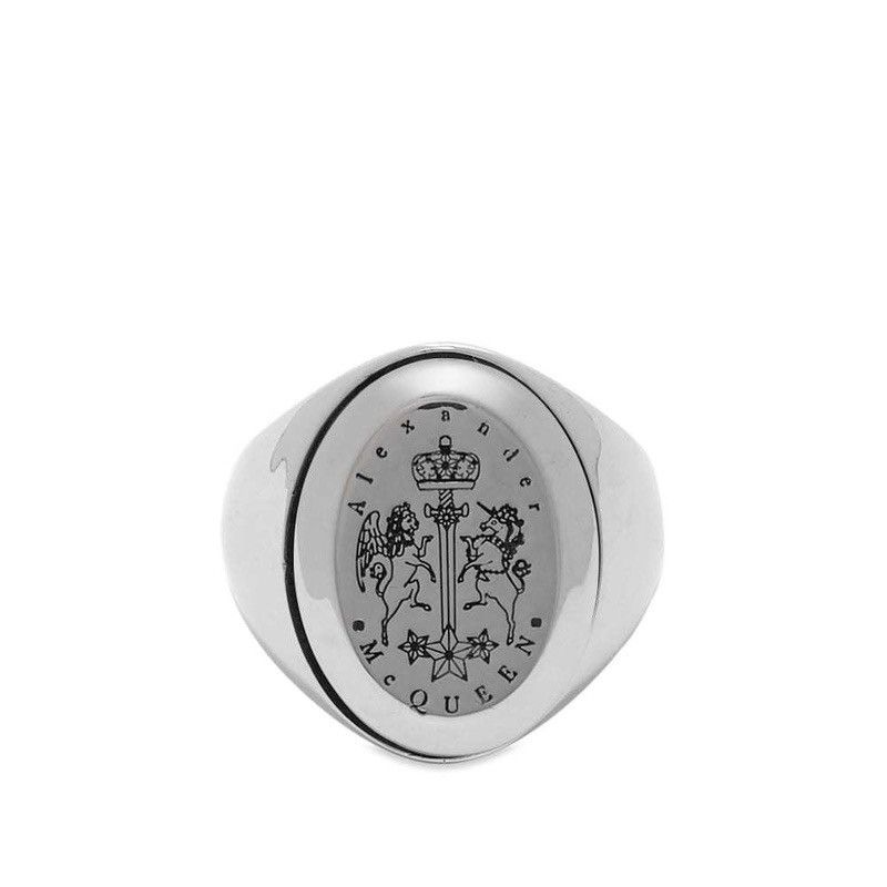 Alexander McQueen Alexander McQueen Coat of Arms Ring Size ONE SIZE - 1 Thumbnail