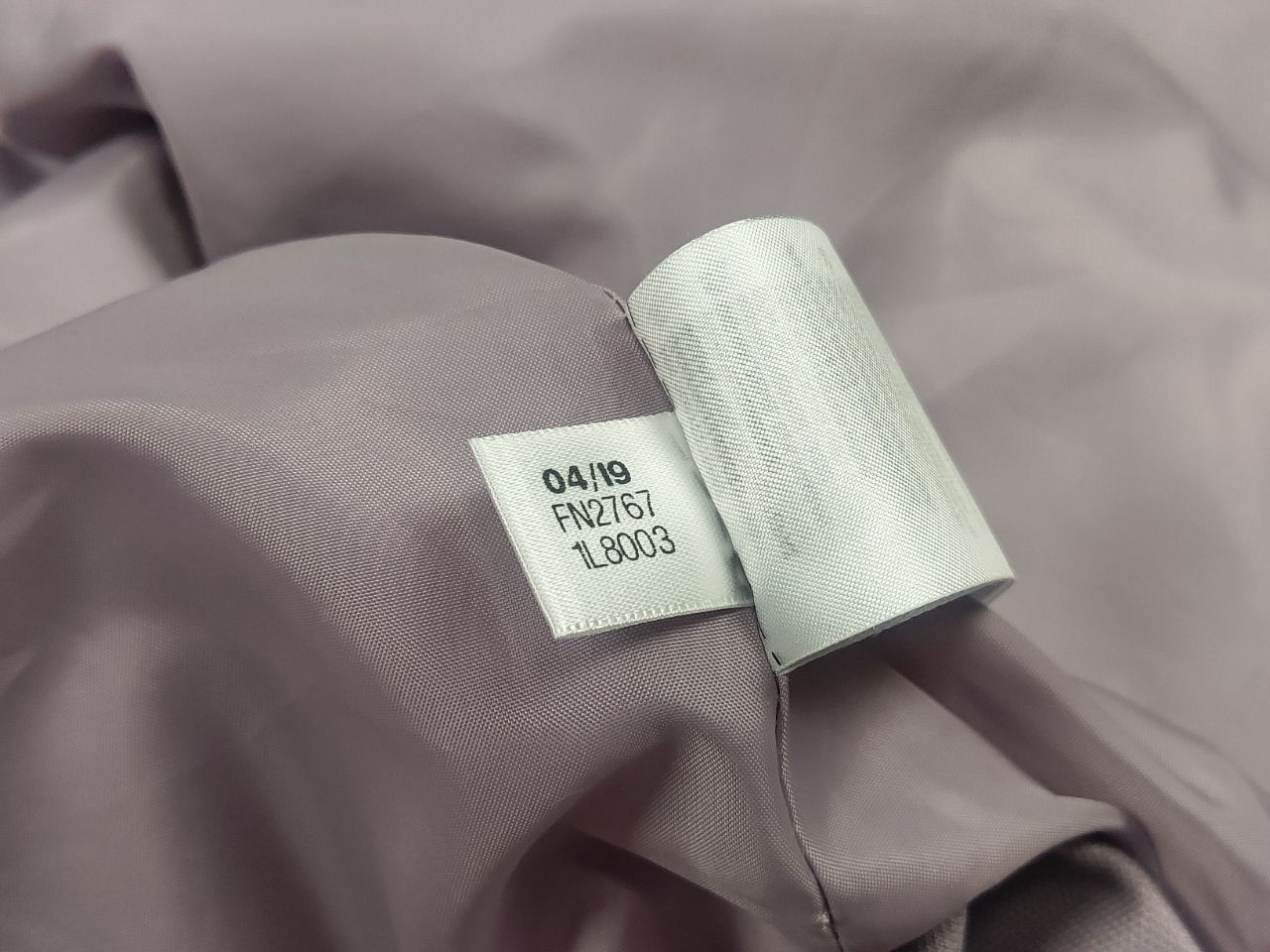 Adidas Danielle Cathari lavender asymmetric Blazer jacket